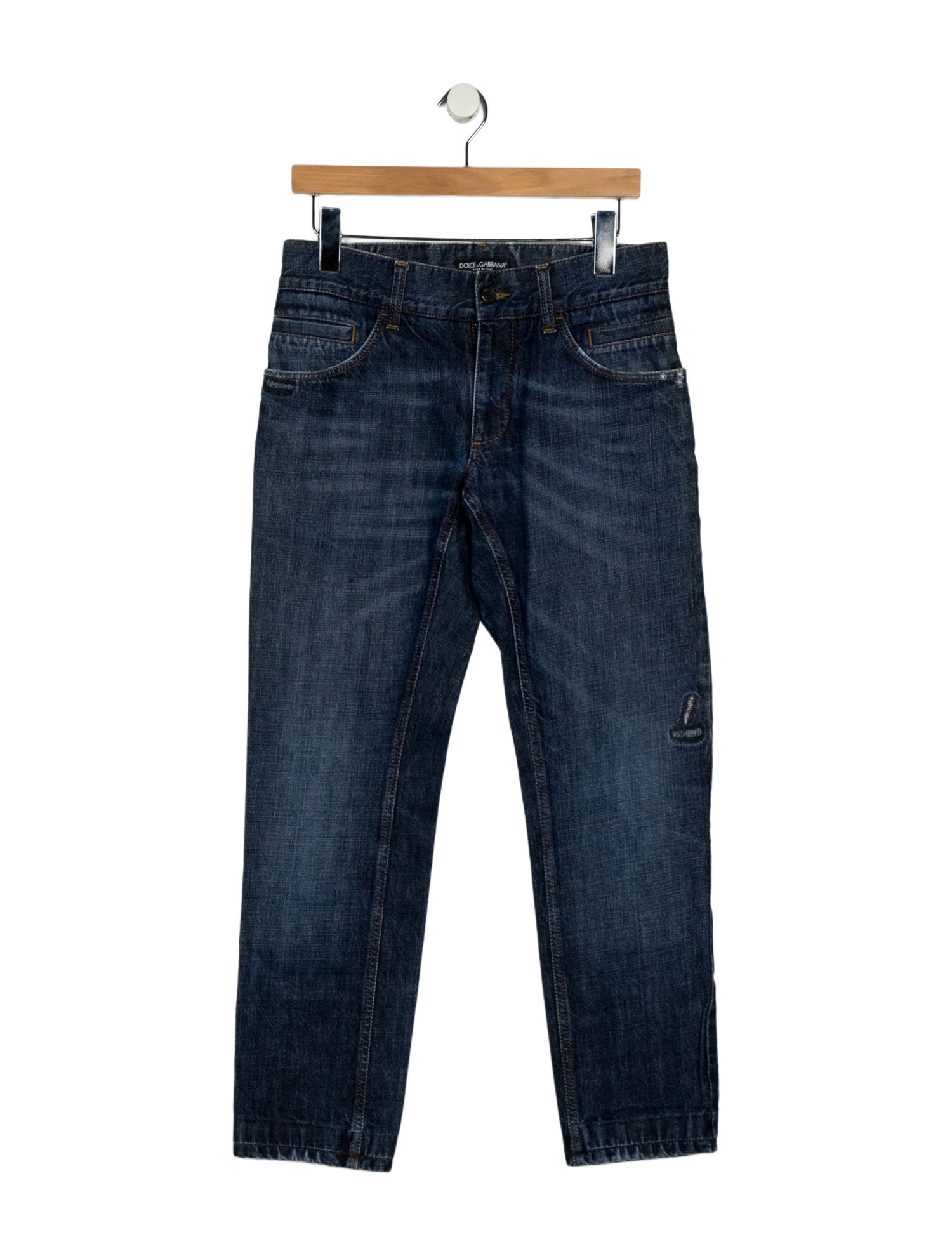 Dolce & Gabbana Mid-Rise Straight Leg Jeans