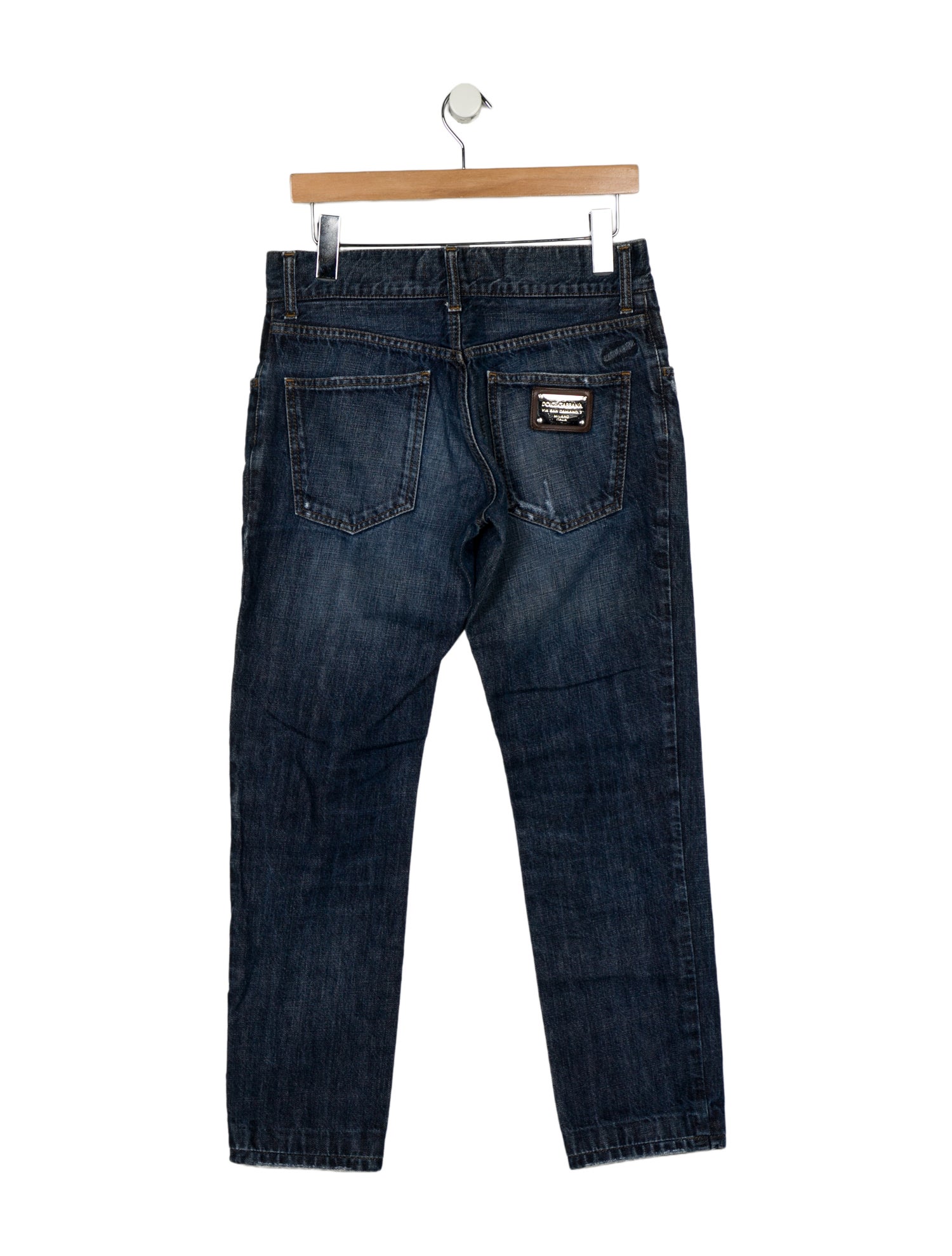 Dolce & Gabbana Mid-Rise Straight Leg Jeans