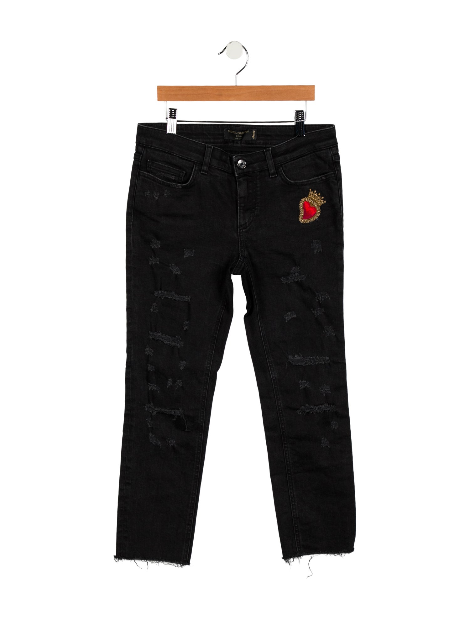 Dolce & Gabbana Mid-Rise Straight Leg Jeans