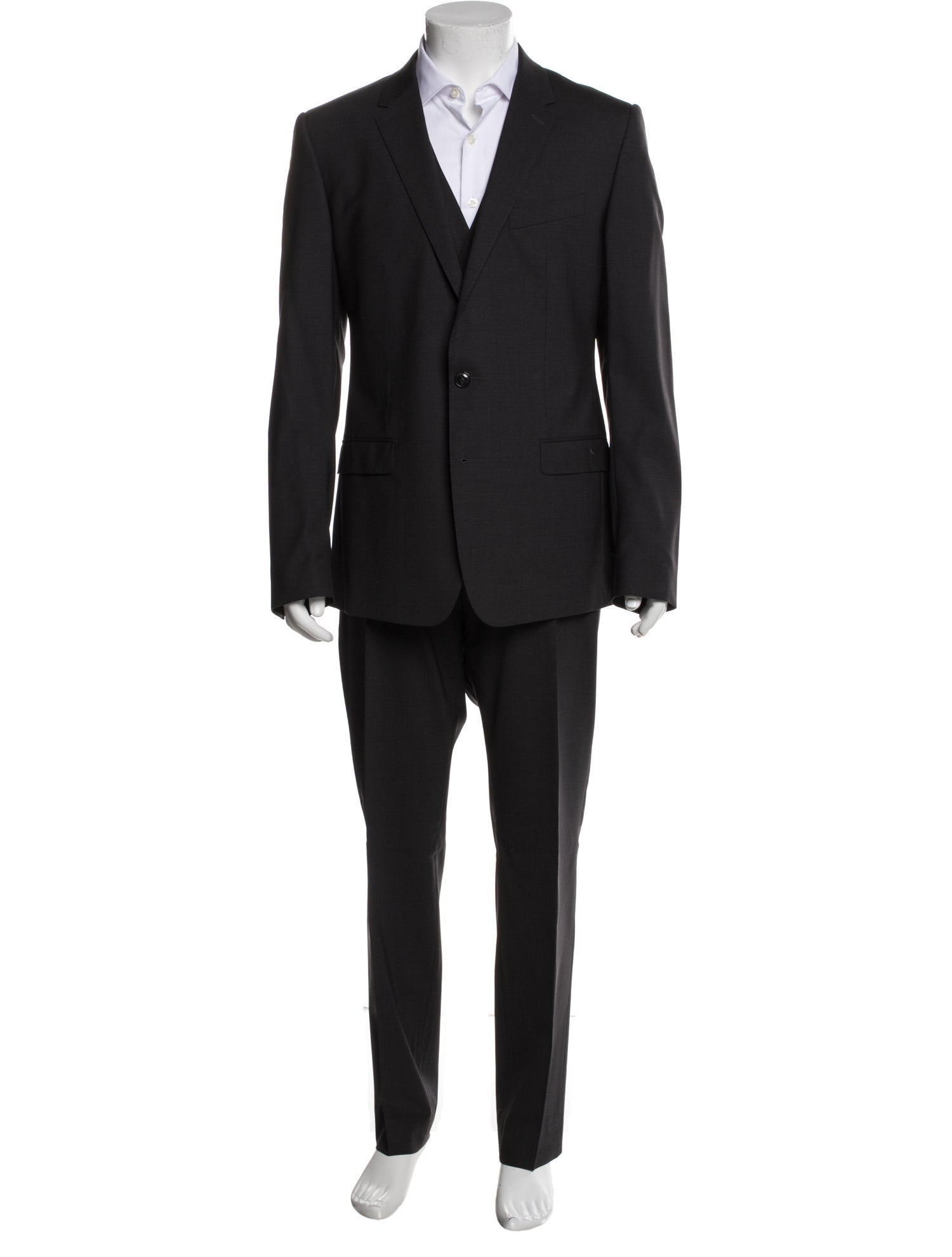 Dolce & Gabbana Wool Three Piece Suit