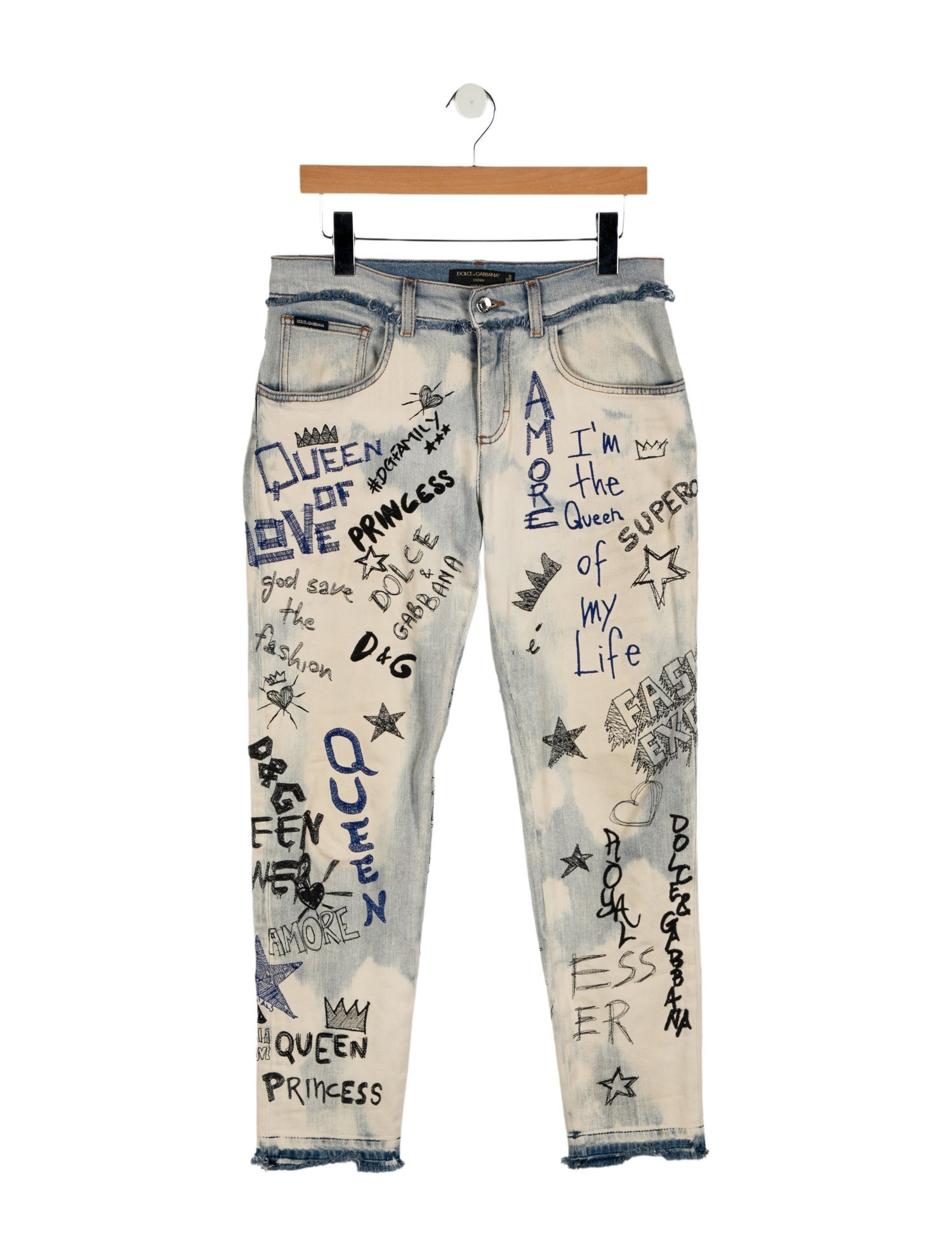 Dolce & Gabbana Mid-Rise Straight Leg Jeans