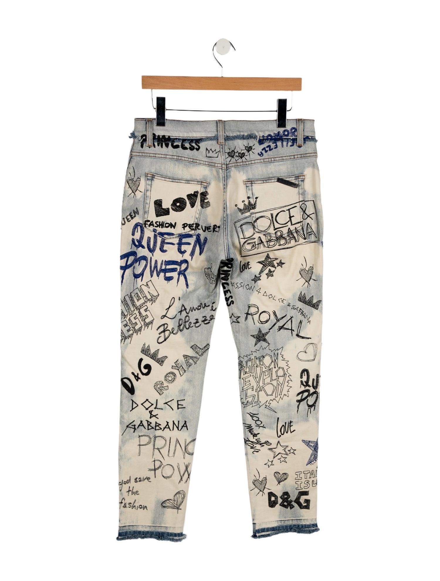 Dolce & Gabbana Mid-Rise Straight Leg Jeans