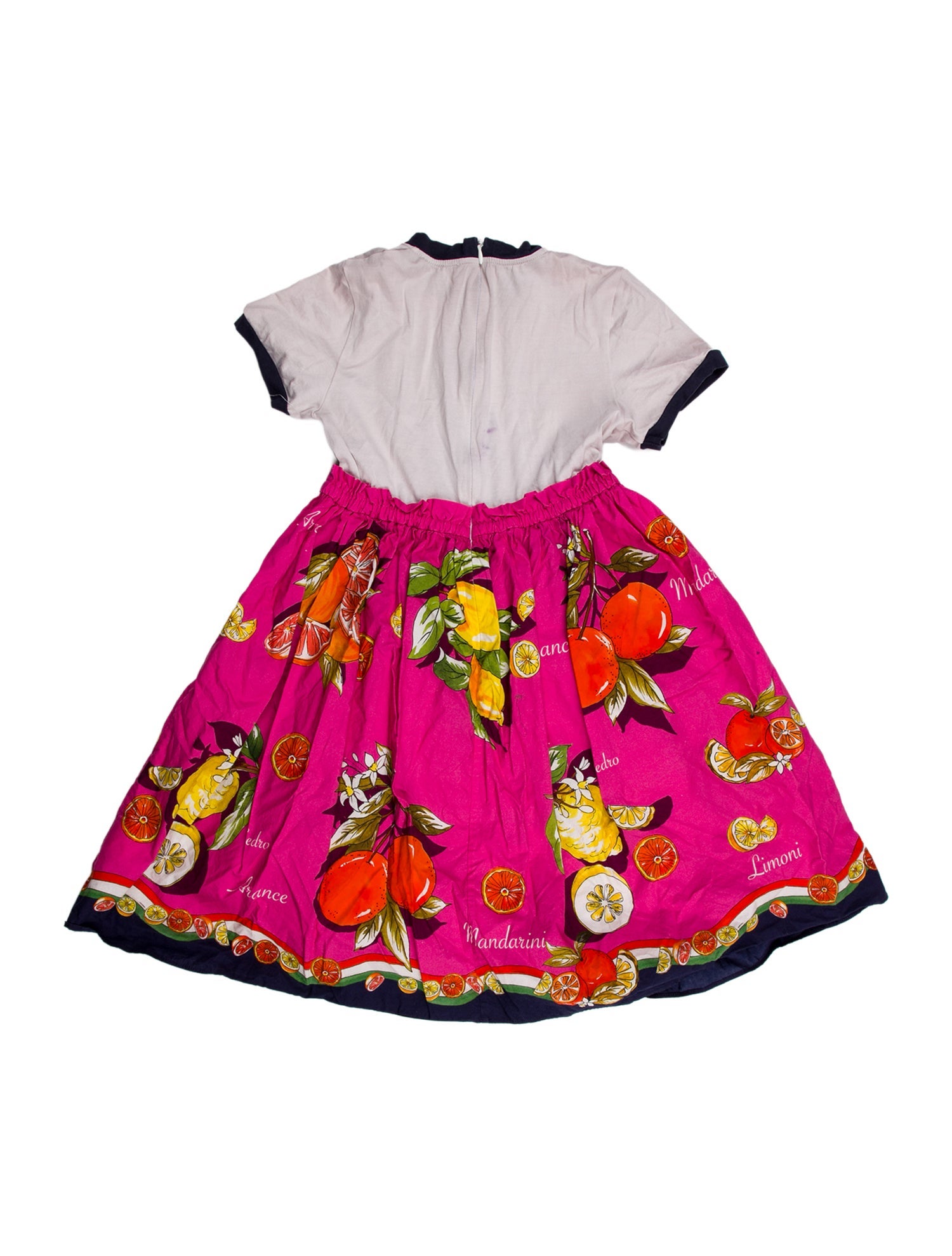 Dolce & Gabbana Girls' Fruit Print Dress