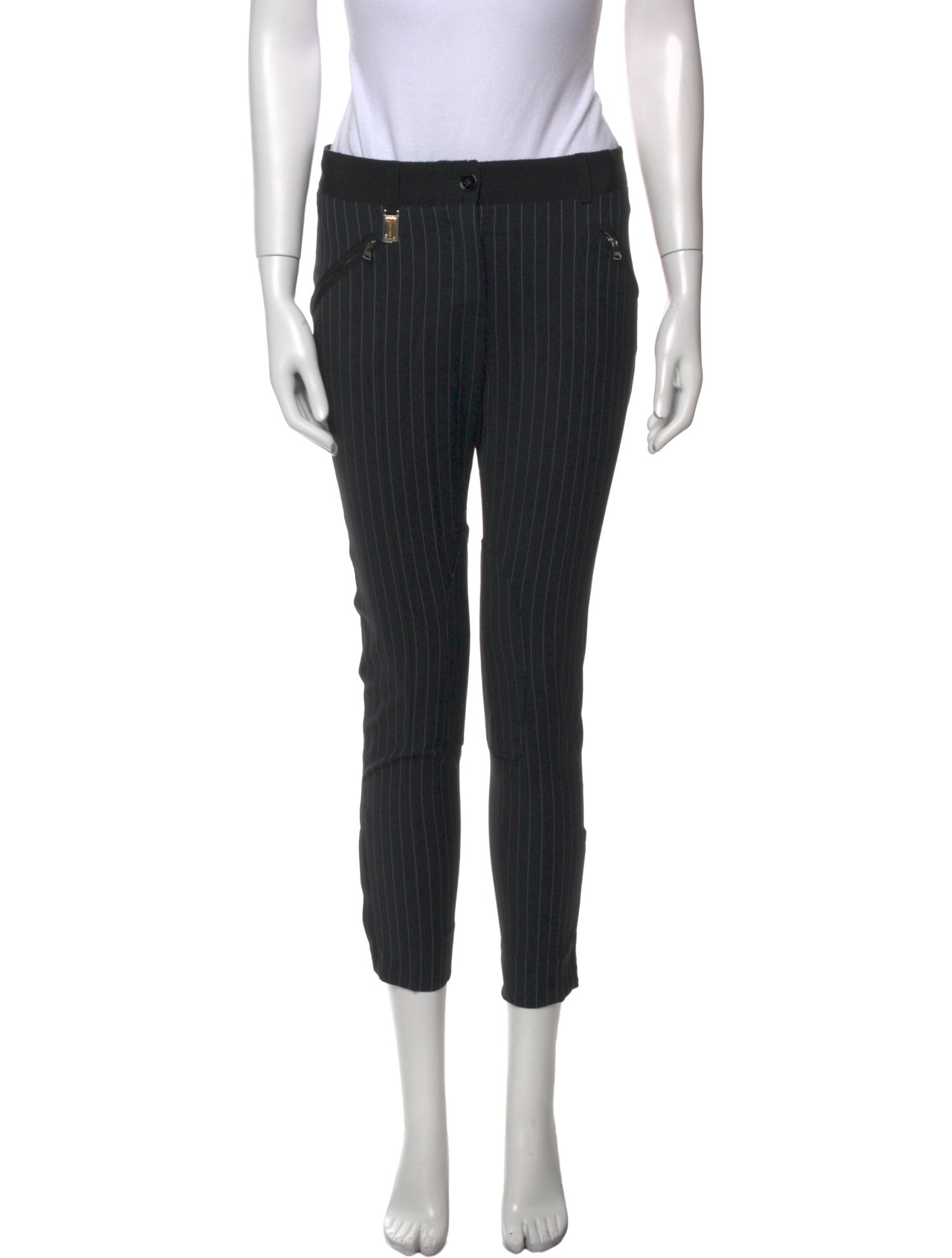 Dolce & Gabbana Striped Skinny Leg Pants