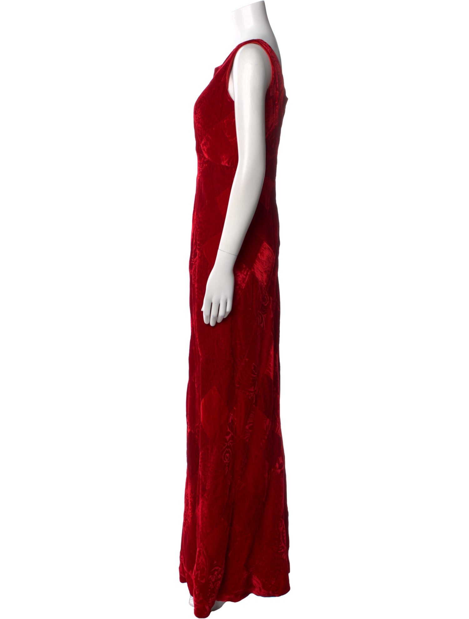 Dolce & Gabbana Velvet Long Dress