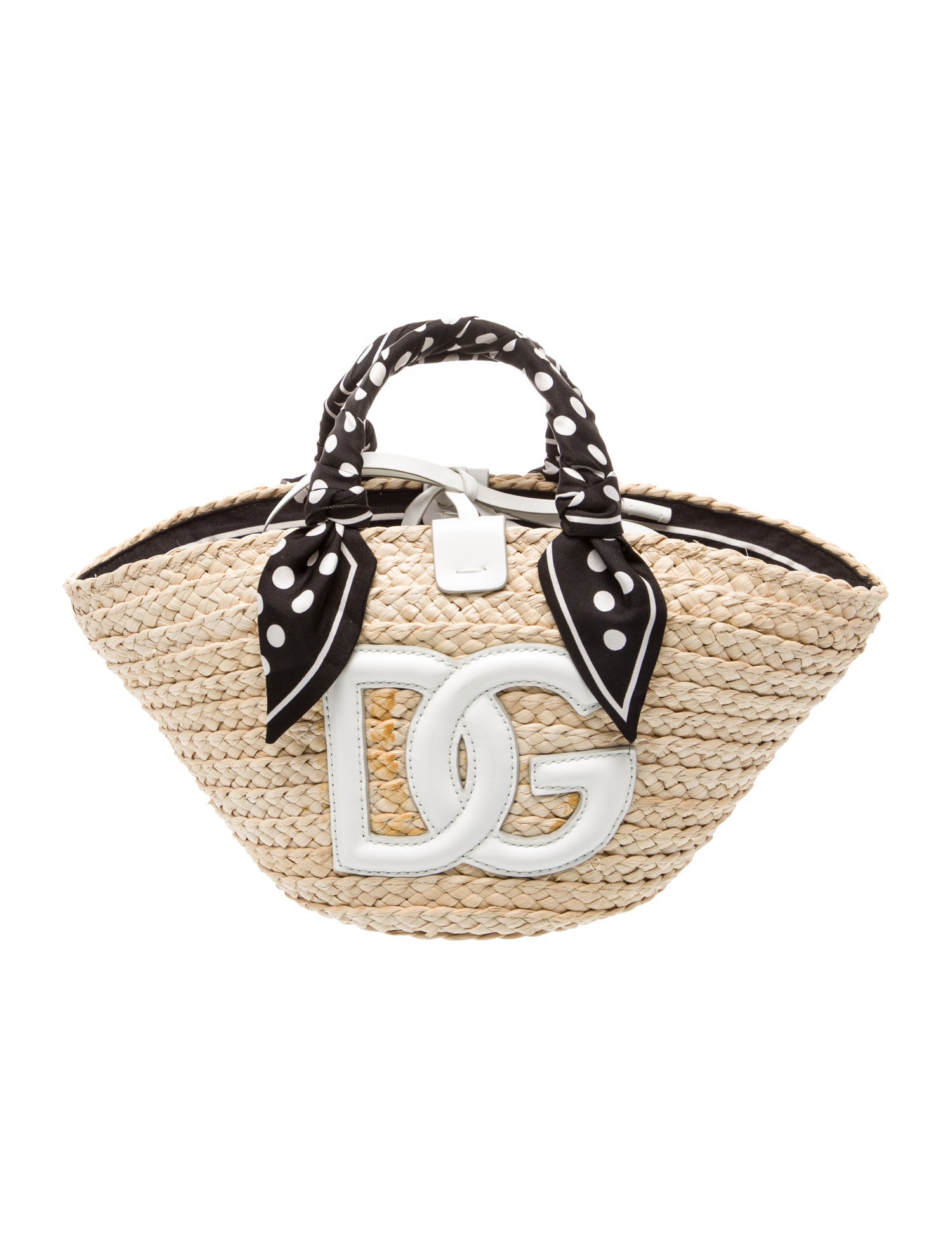 Dolce & Gabbana Straw Top Handle Bag