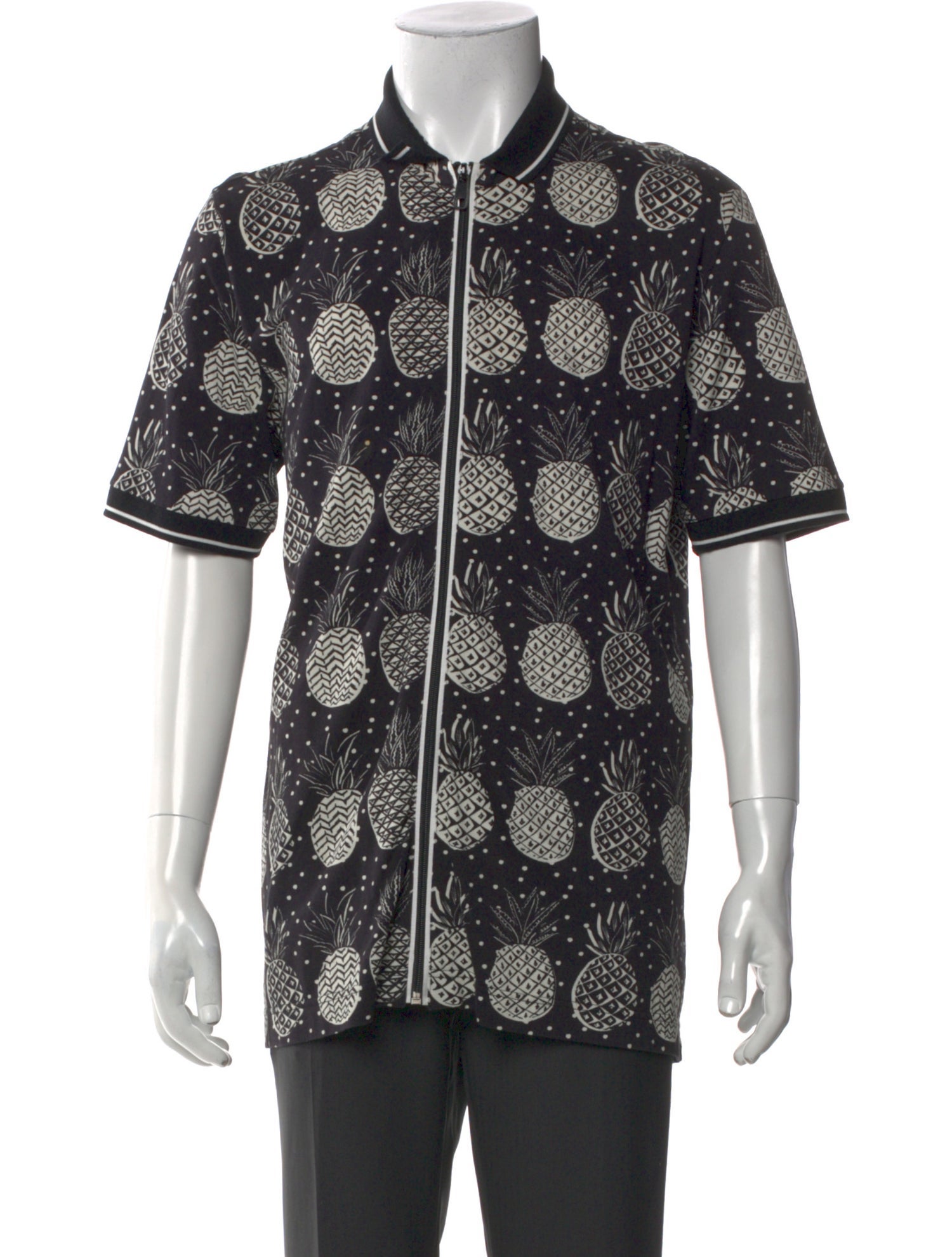 Dolce & Gabbana Printed Short Sleeve Shirt