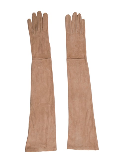 Dolce & Gabbana Solid Suede Gloves