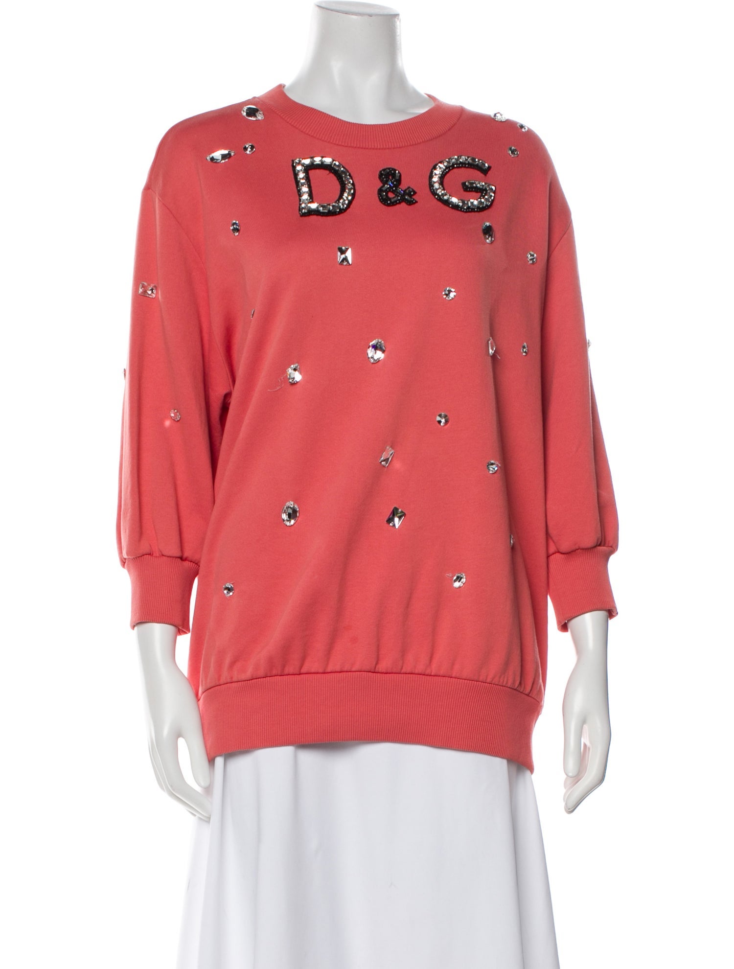Dolce & Gabbana Printed Crew Neck Sweatshirt