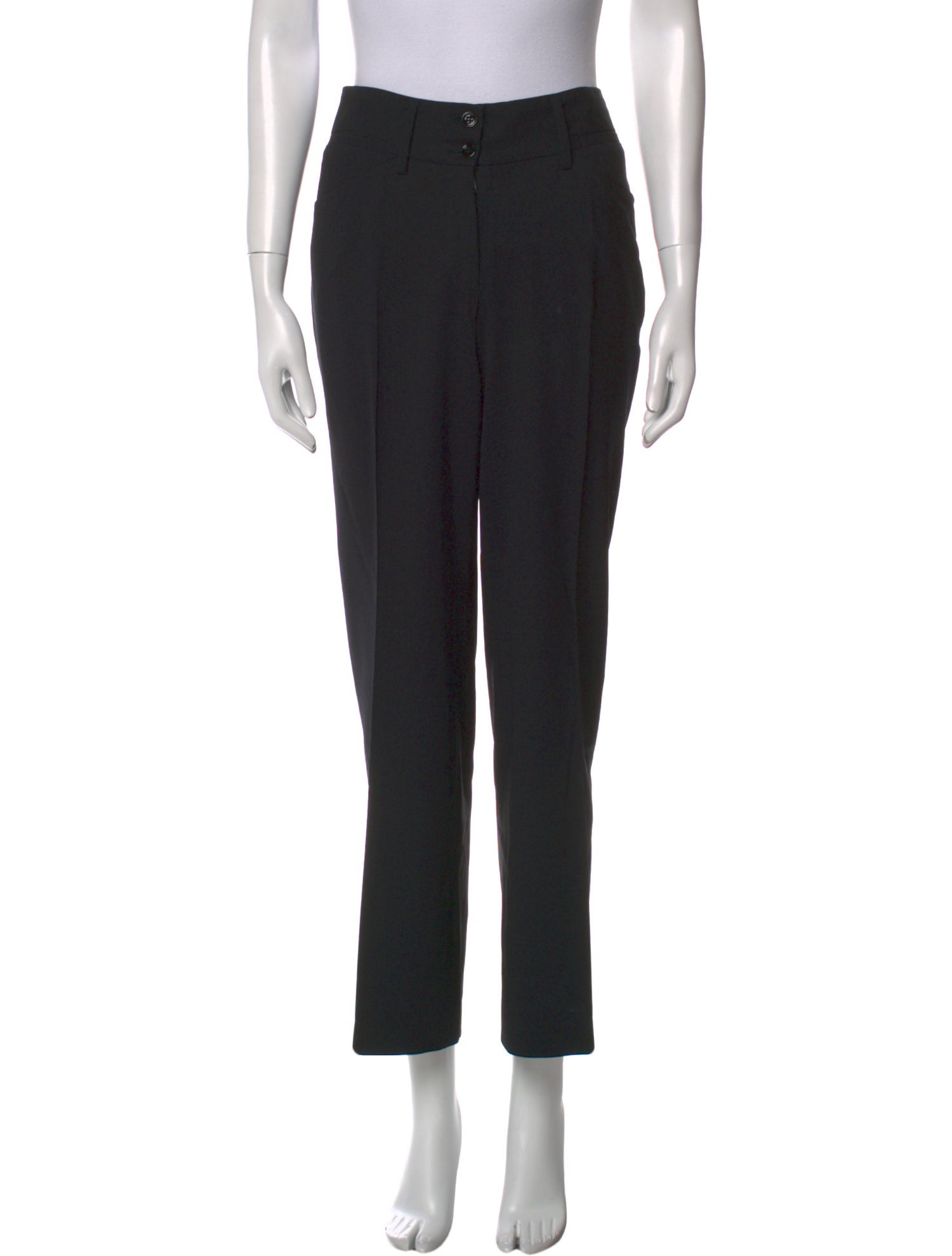 Dolce & Gabbana Virgin Wool Wide Leg Pants