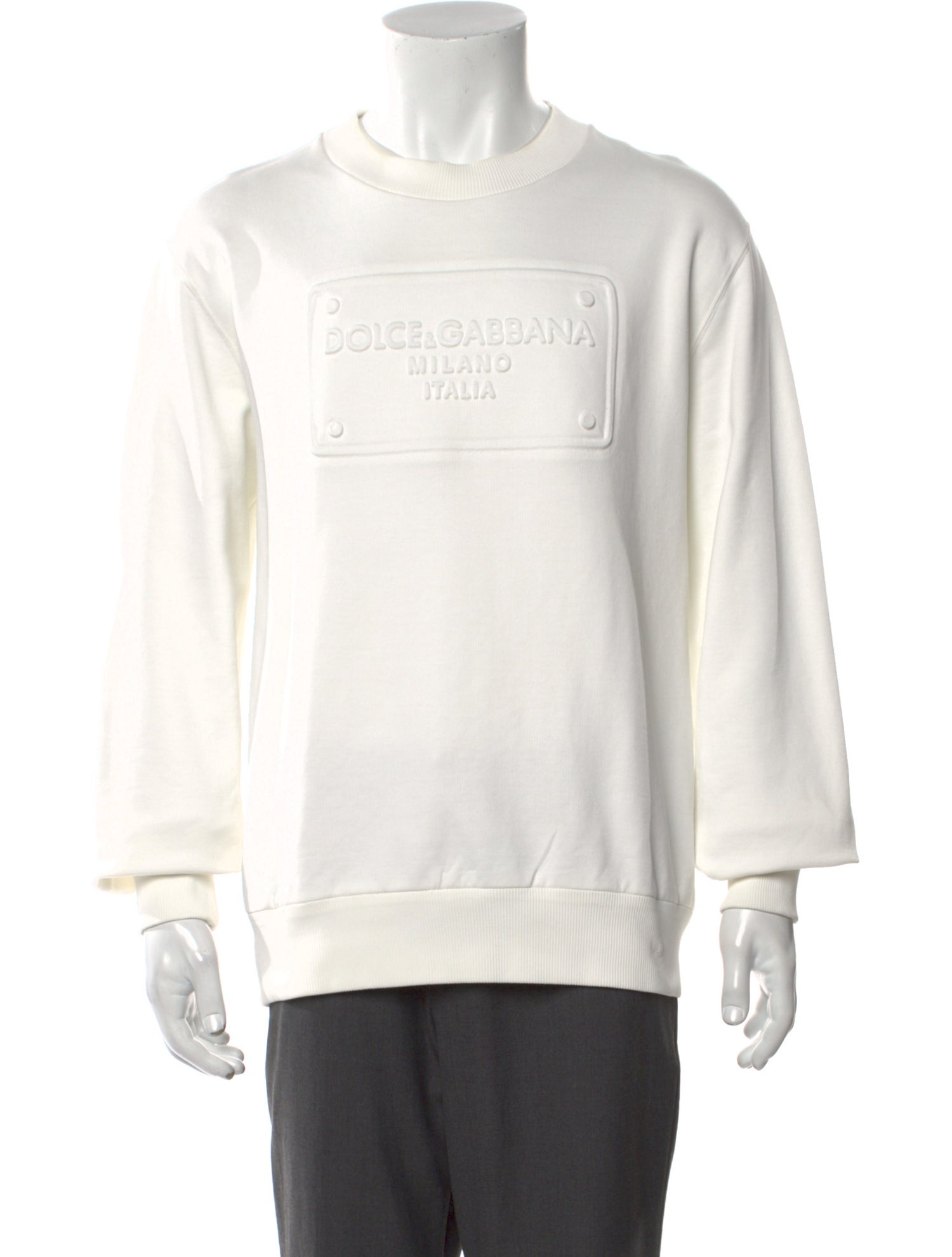 Dolce & Gabbana Graphic Print Crew Neck Sweatshirt