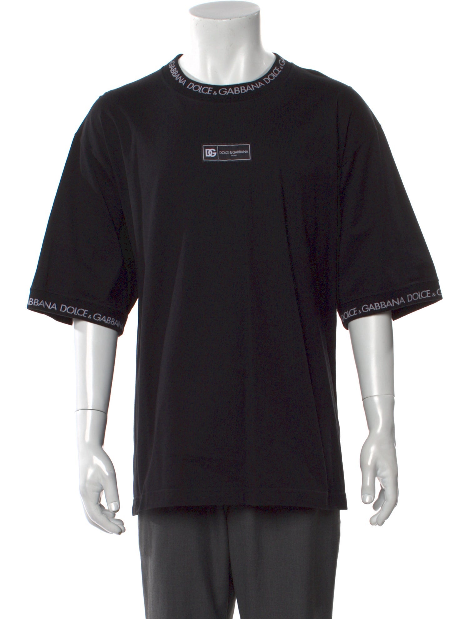 Dolce & Gabbana Graphic Print Crew Neck T-Shirt