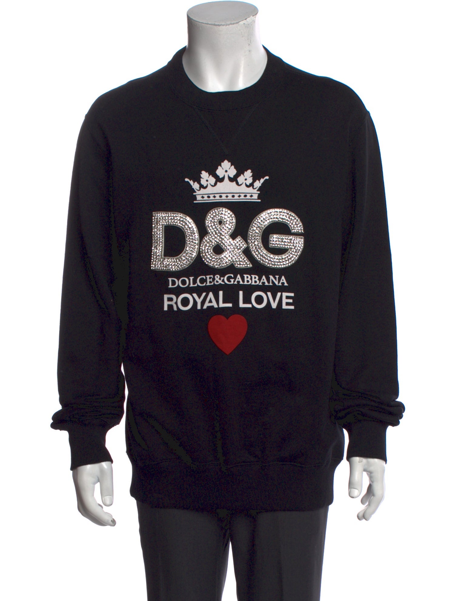 Dolce & Gabbana Graphic Print Crew Neck Sweatshirt