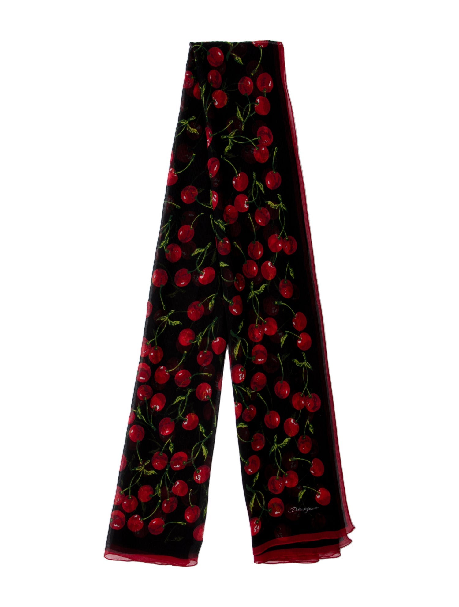 Dolce & Gabbana Silk Printed Scarf