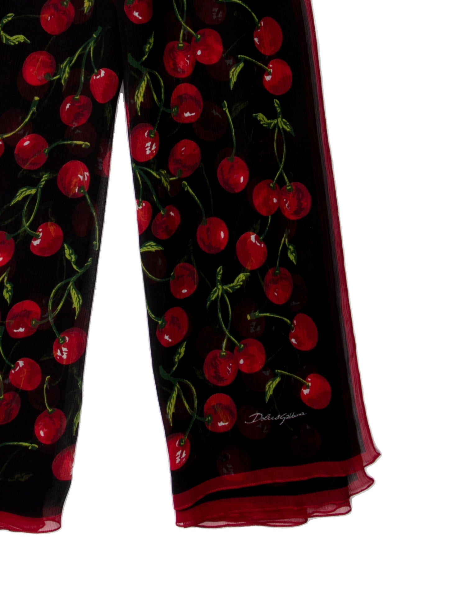 Dolce & Gabbana Silk Printed Scarf