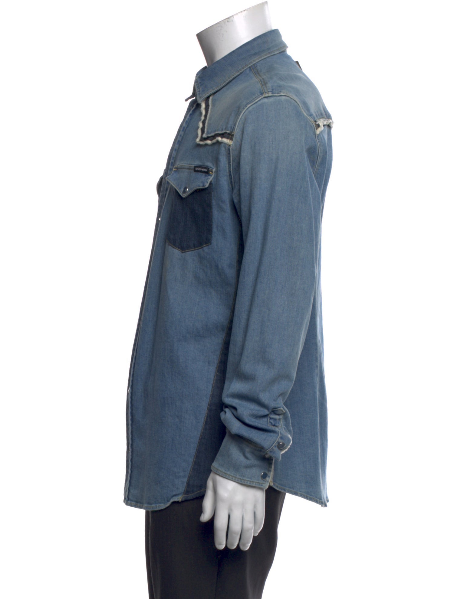 Dolce & Gabbana Long Sleeve Denim Shirt