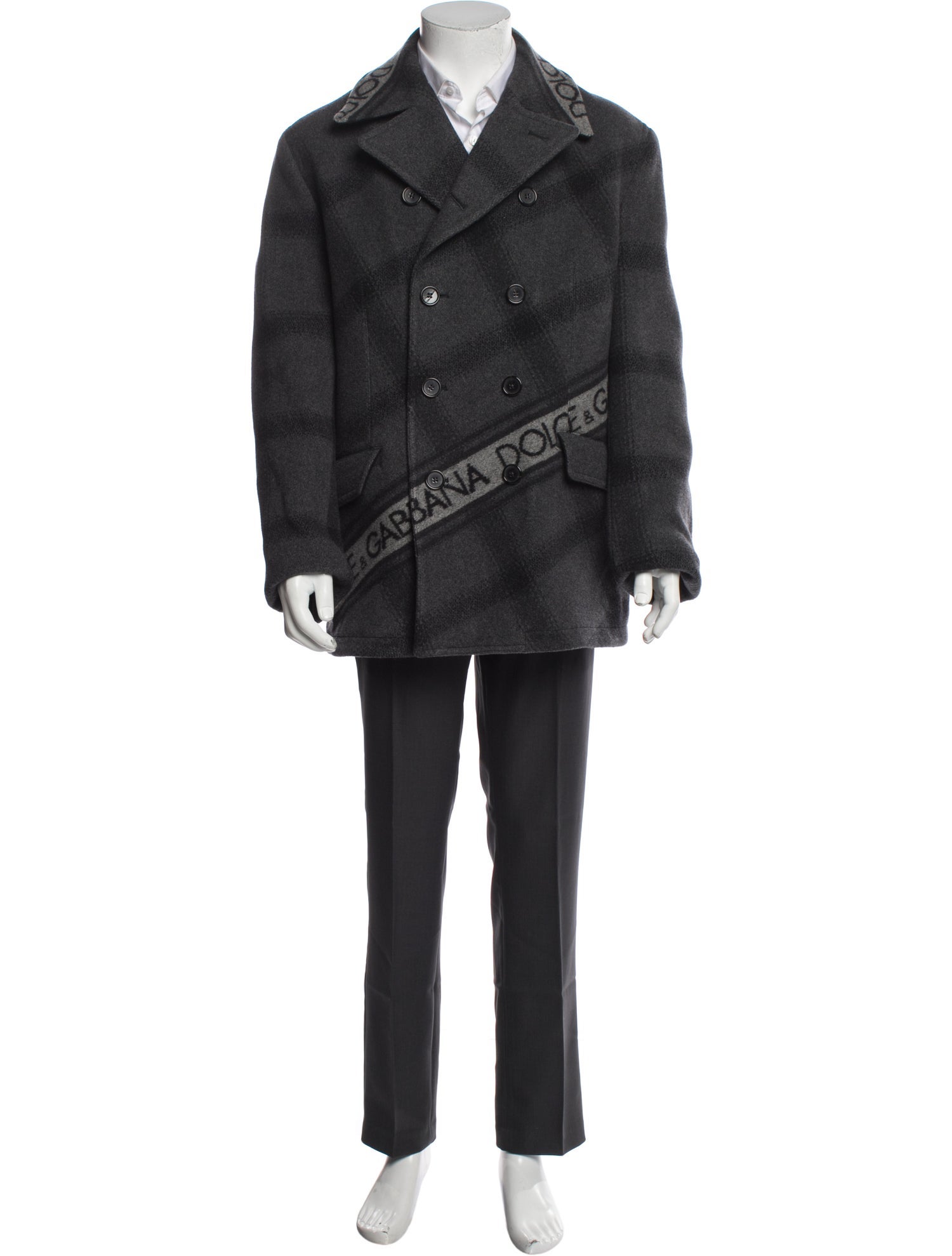 Dolce & Gabbana Wool Peacoat w/ Tags
