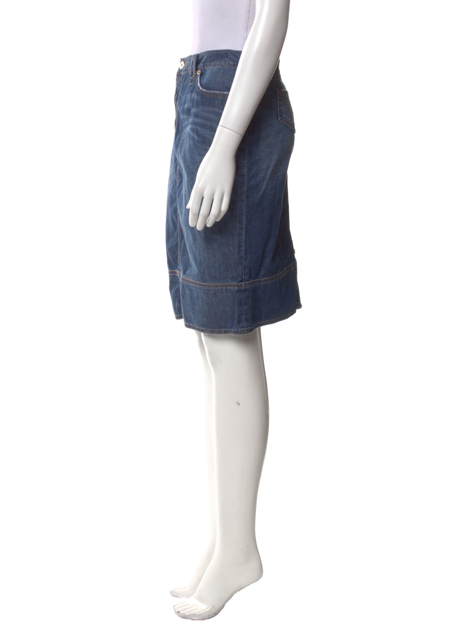 Dolce & Gabbana Embroidered Accent Knee-Length Skirt