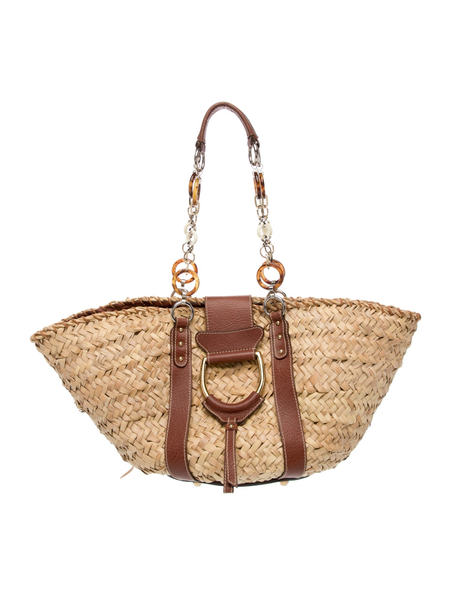 Dolce & Gabbana Straw Bucket Bag