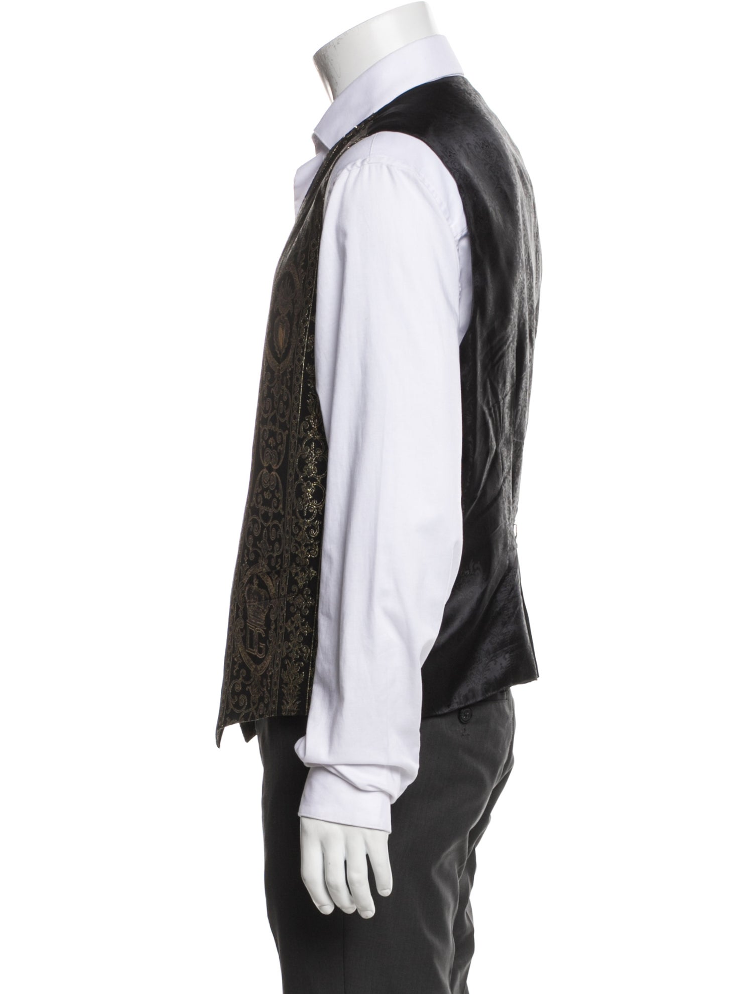 Dolce & Gabbana Patterned Suit Vest