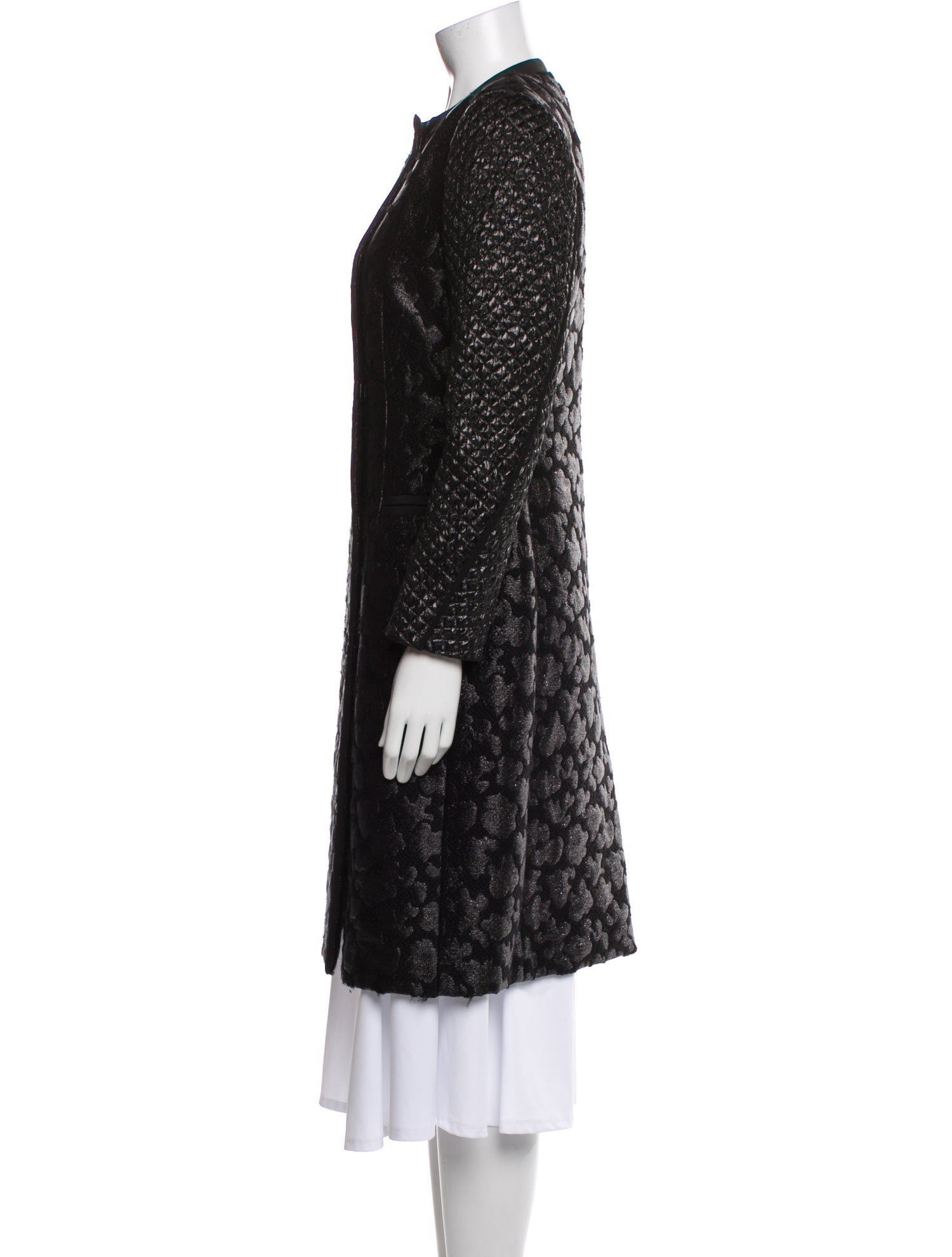 Dolce & Gabbana Tweed Pattern Coat