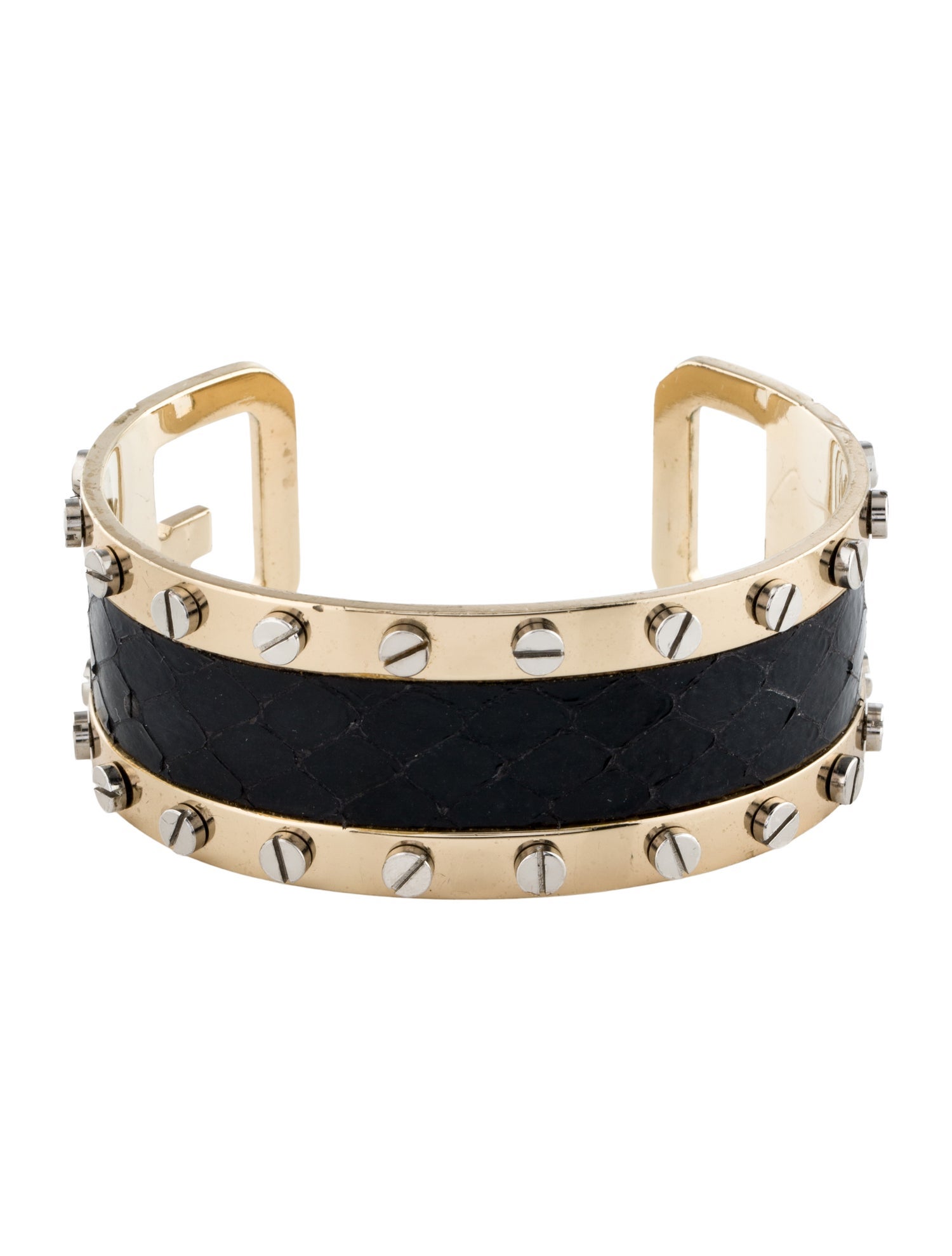 Dolce & Gabbana Leather Cuff Bracelet