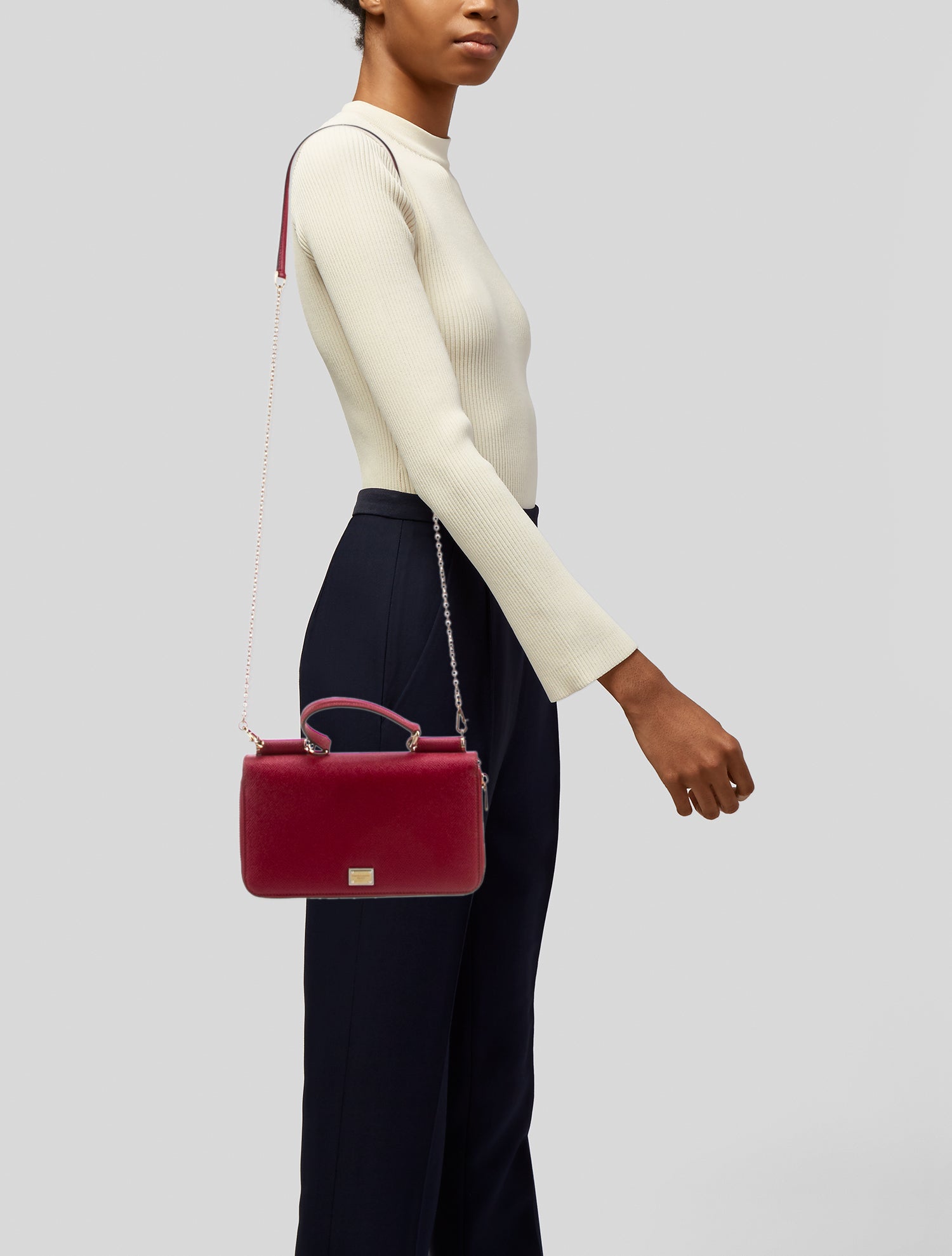 Dolce & Gabbana Chain-Link Shoulder Bag