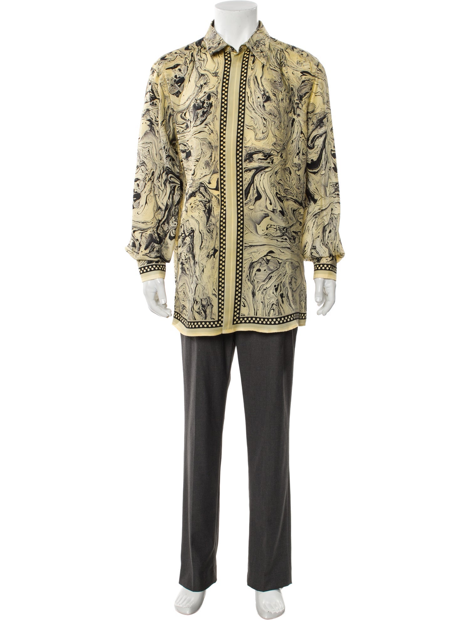Dolce & Gabbana Silk Printed Shirt