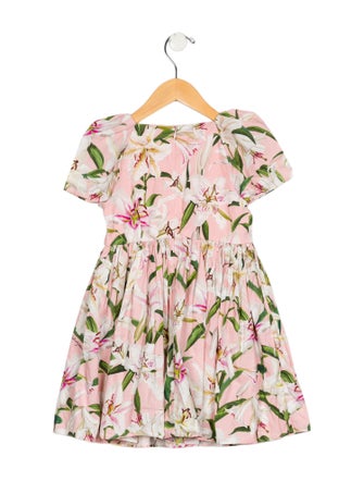 Dolce & Gabbana Girls' Short Sleeve Dress