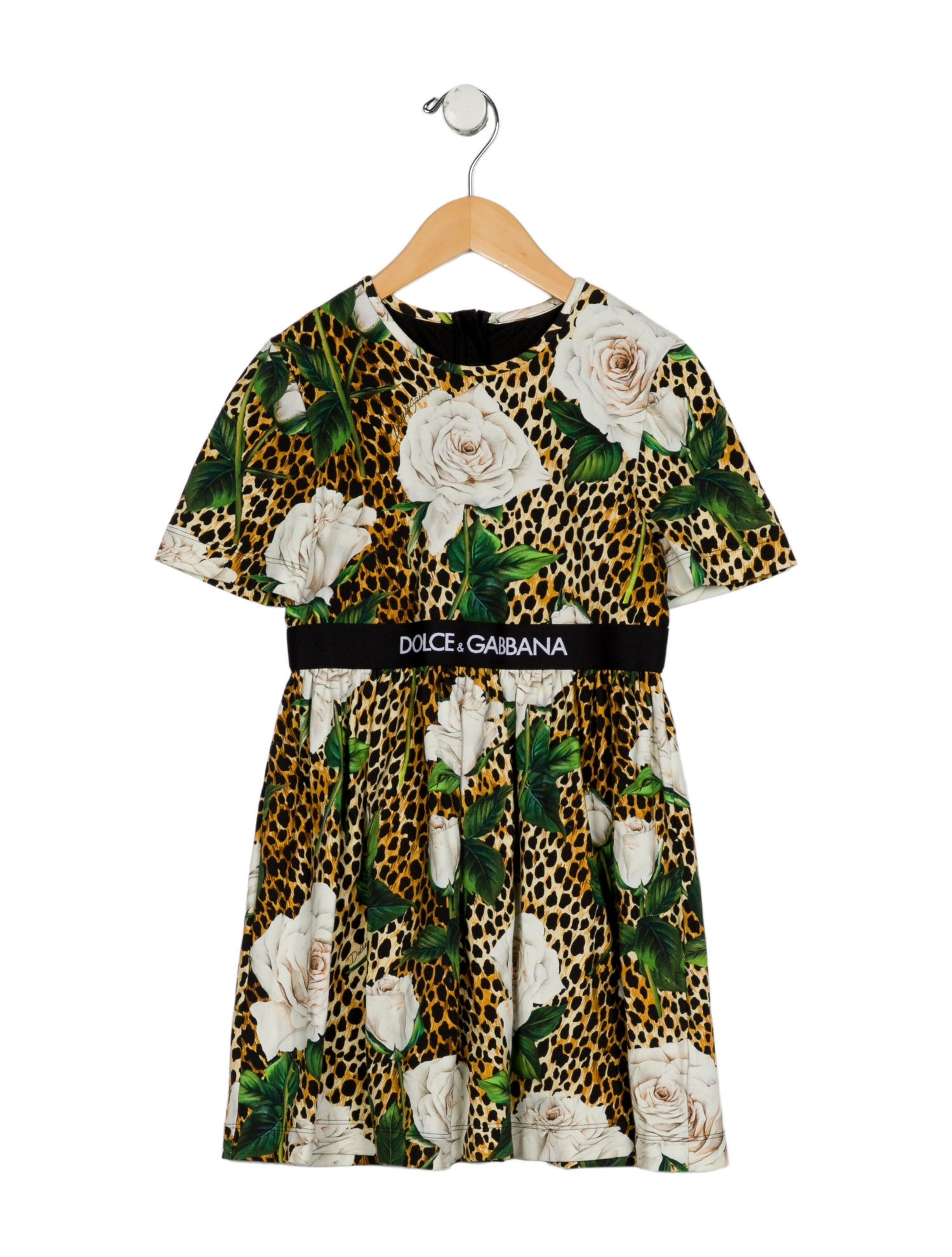 Dolce & Gabbana Girls' Short Sleeve Dress