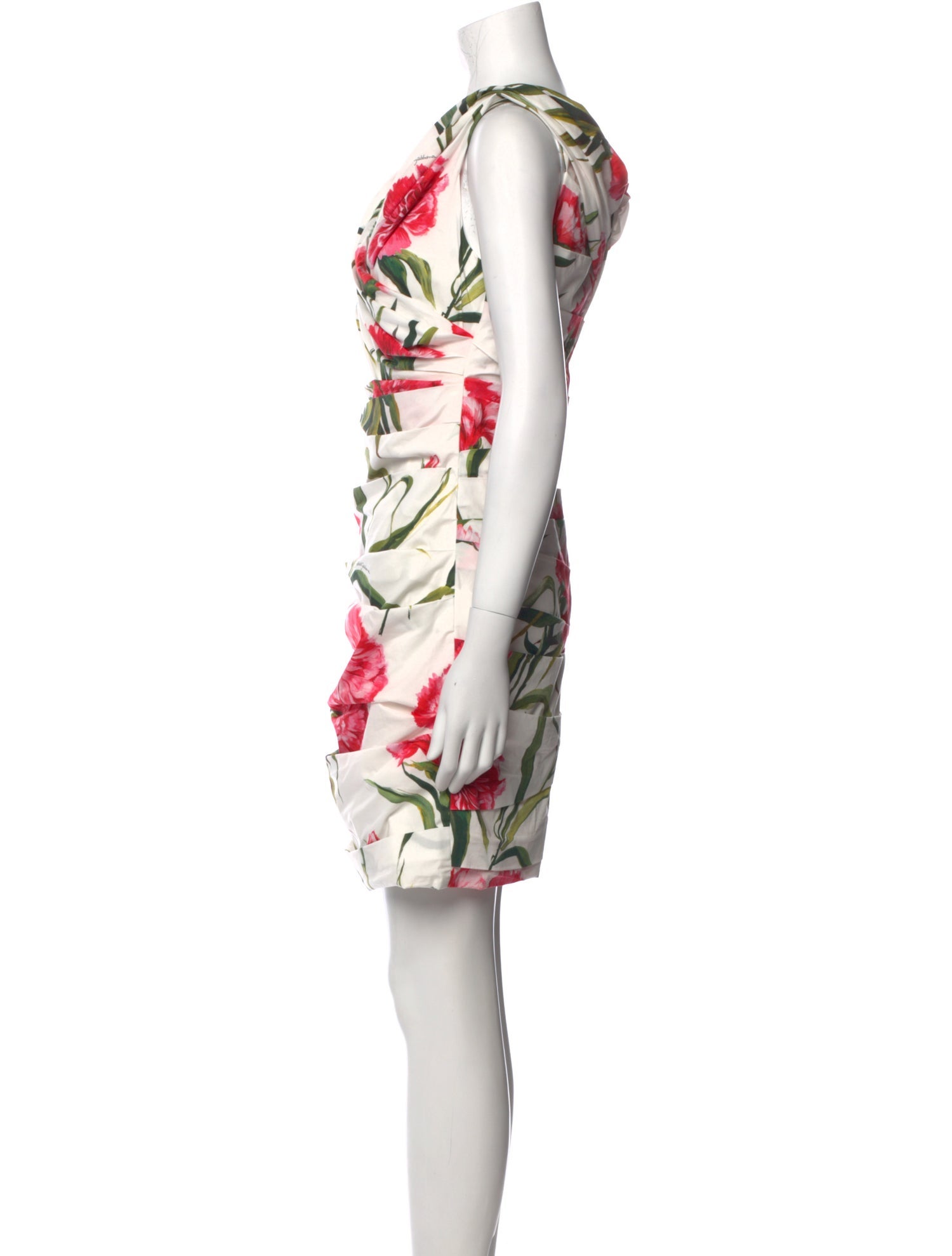 Dolce & Gabbana Floral Print Mini Dress