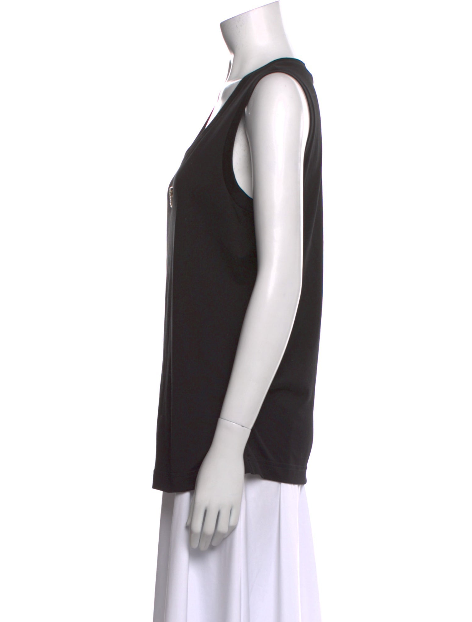 Dolce & Gabbana Scoop Neck Sleeveless Top