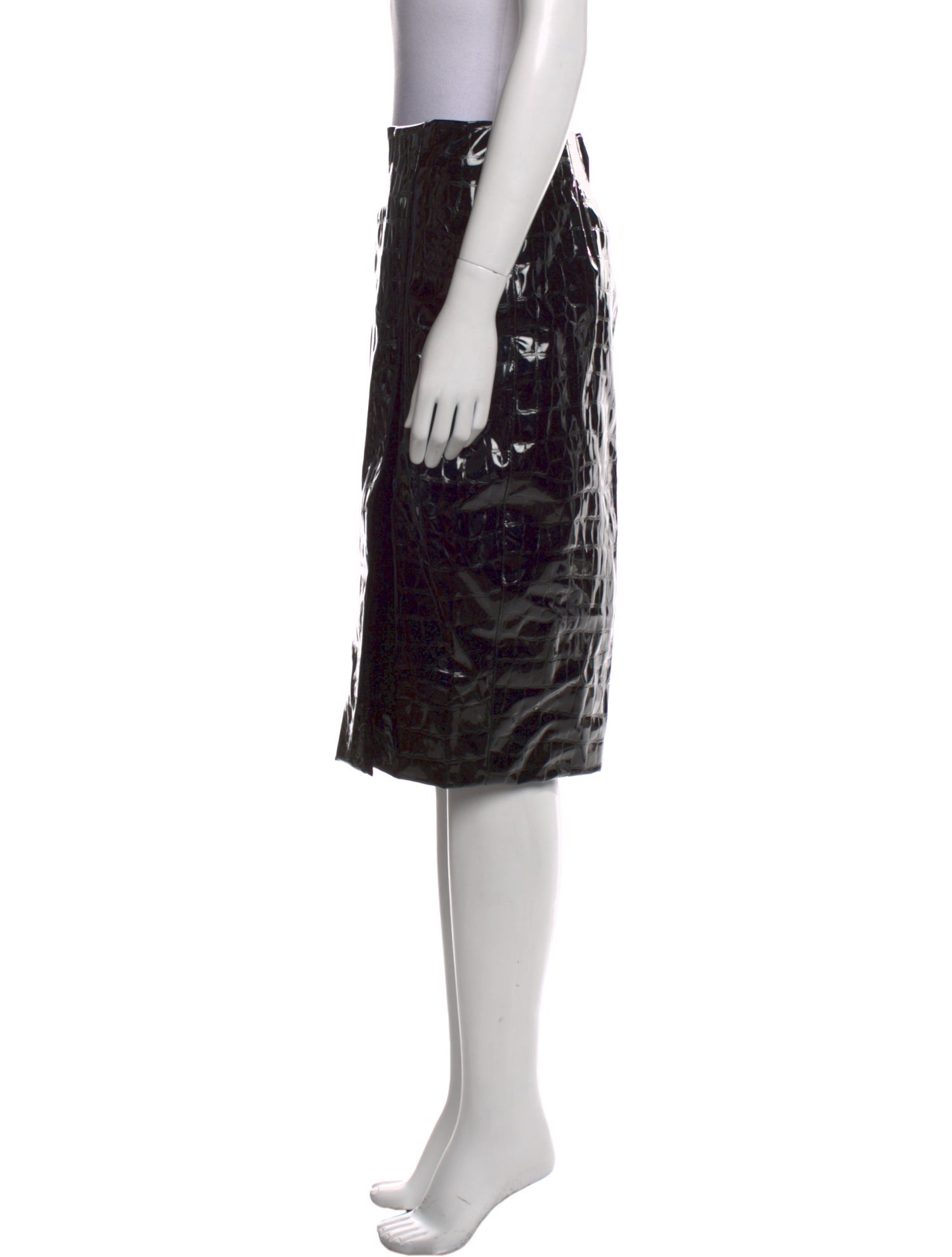 Dolce & Gabbana Silk Knee-Length Skirt w/ Tags