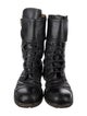 Dolce & Gabbana Leather Lace-Up Boots