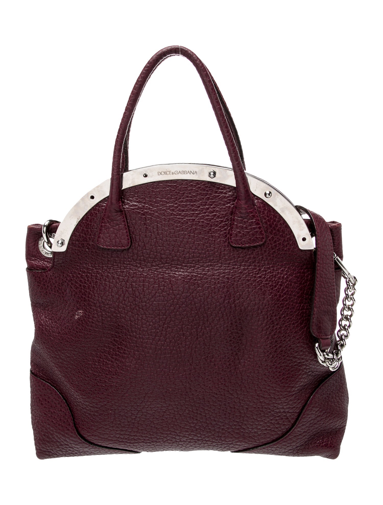 Dolce & Gabbana Leather Top Handle Bag