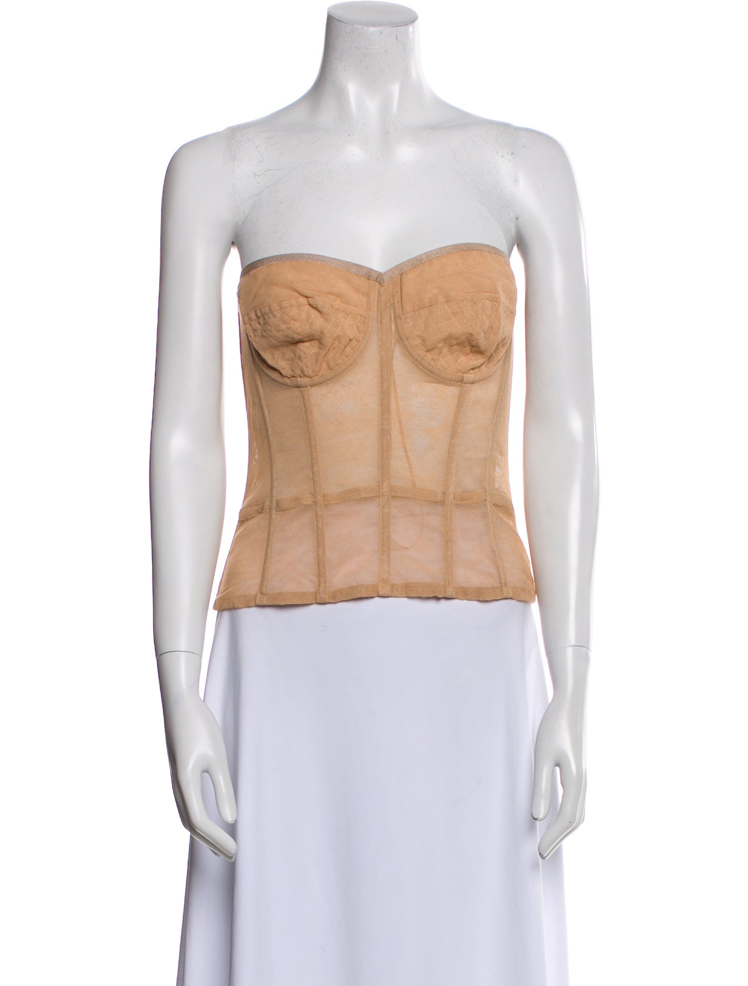 Dolce & Gabbana Strapless Crop Top