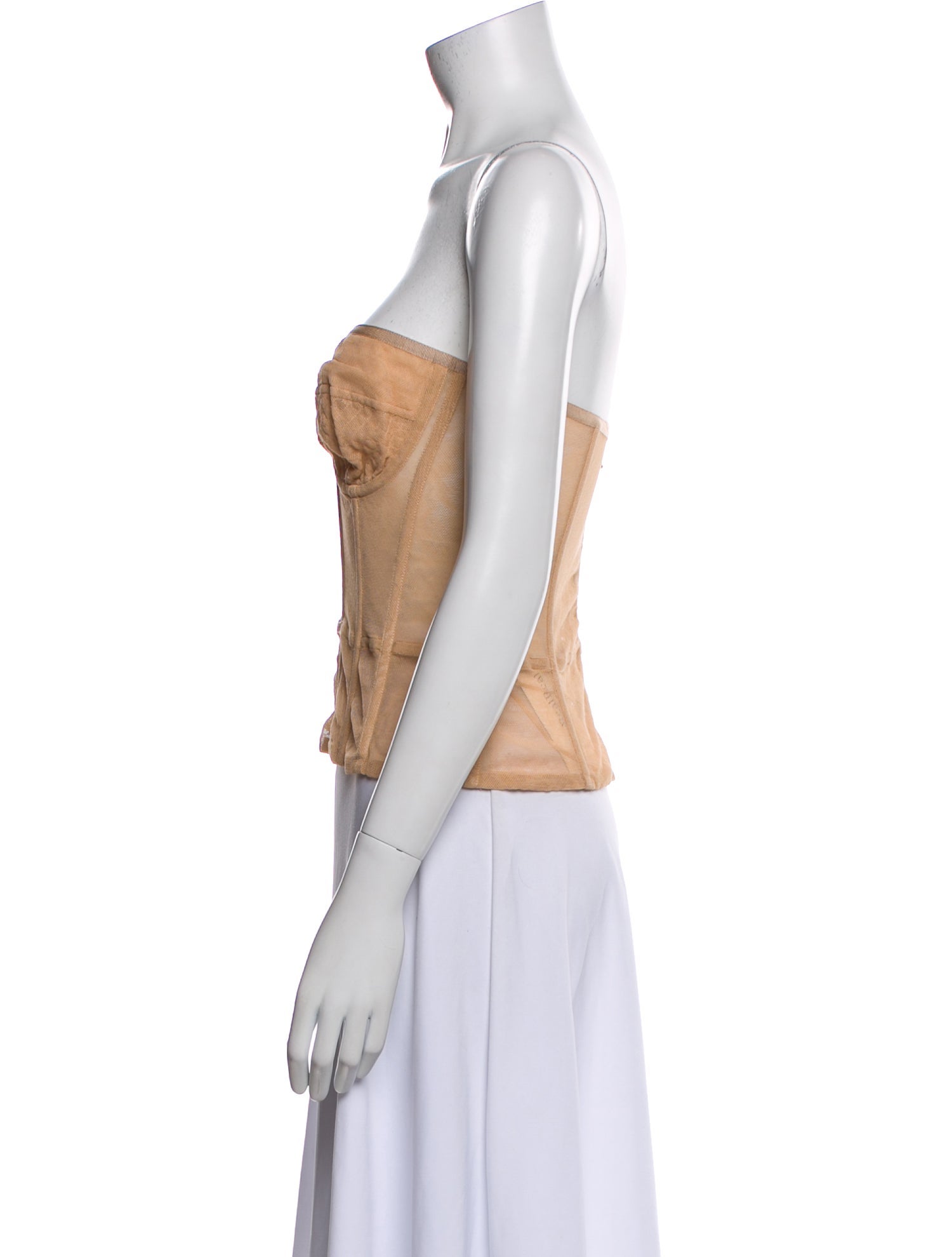 Dolce & Gabbana Strapless Crop Top