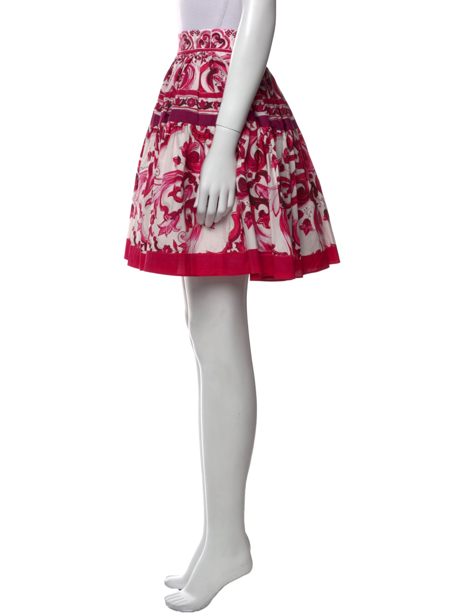 Dolce & Gabbana Printed Knee-Length Skirt