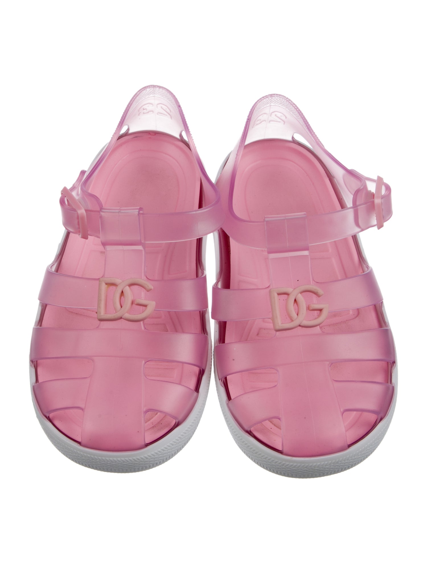 Dolce & Gabbana Girls' Jelly Caged Sandals