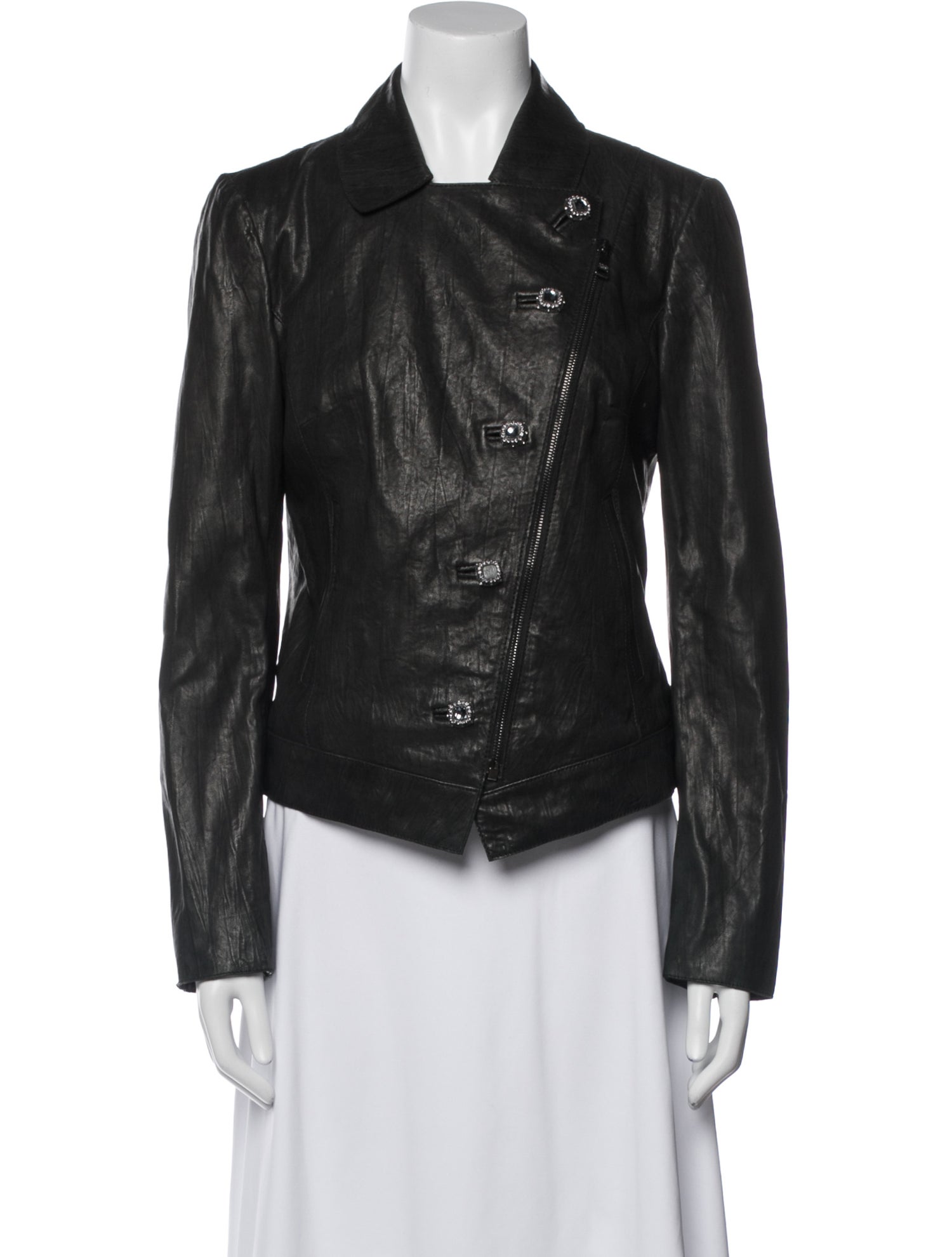 Dolce & Gabbana Lambskin Biker Jacket