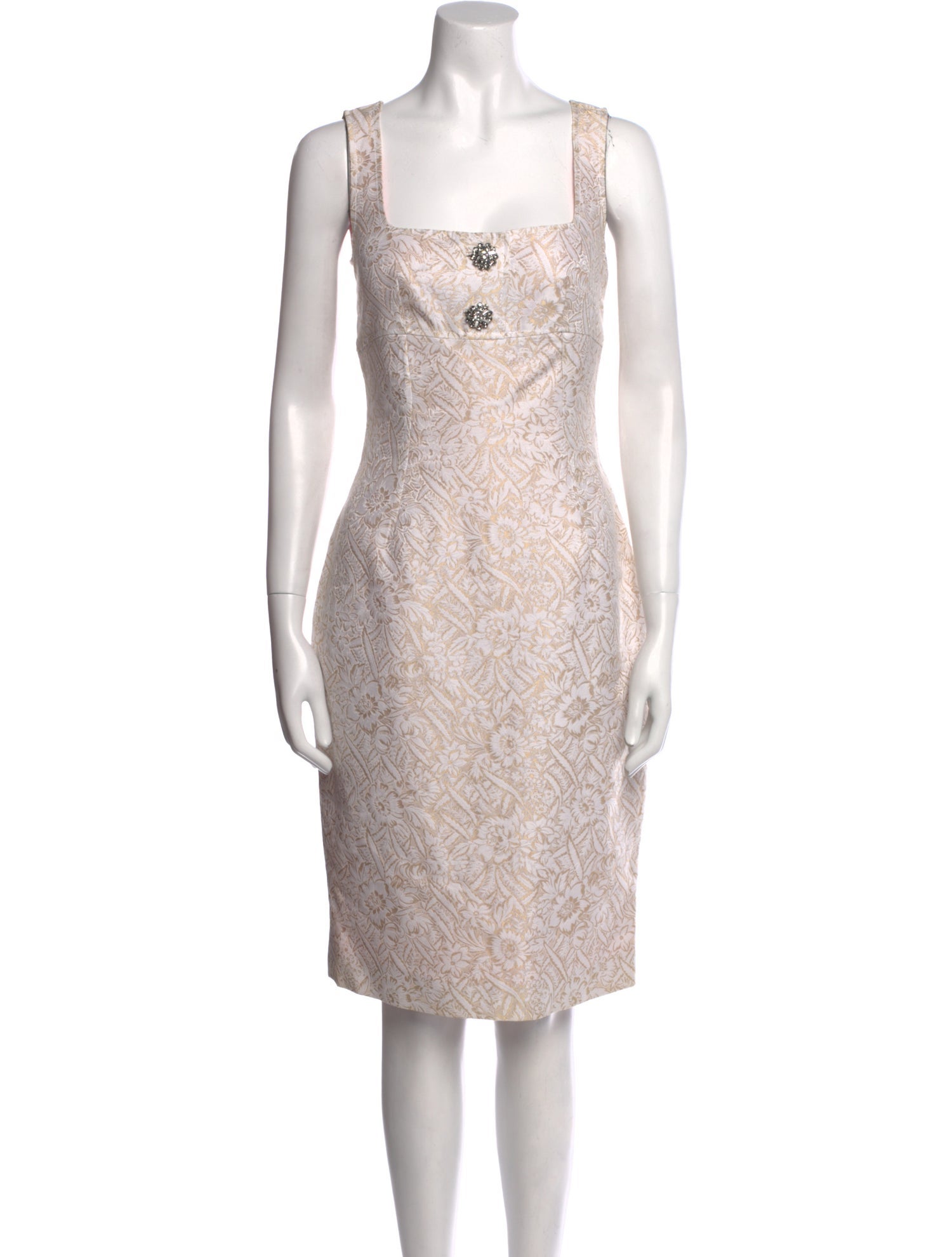 Dolce & Gabbana Lace Pattern Knee-Length Dress