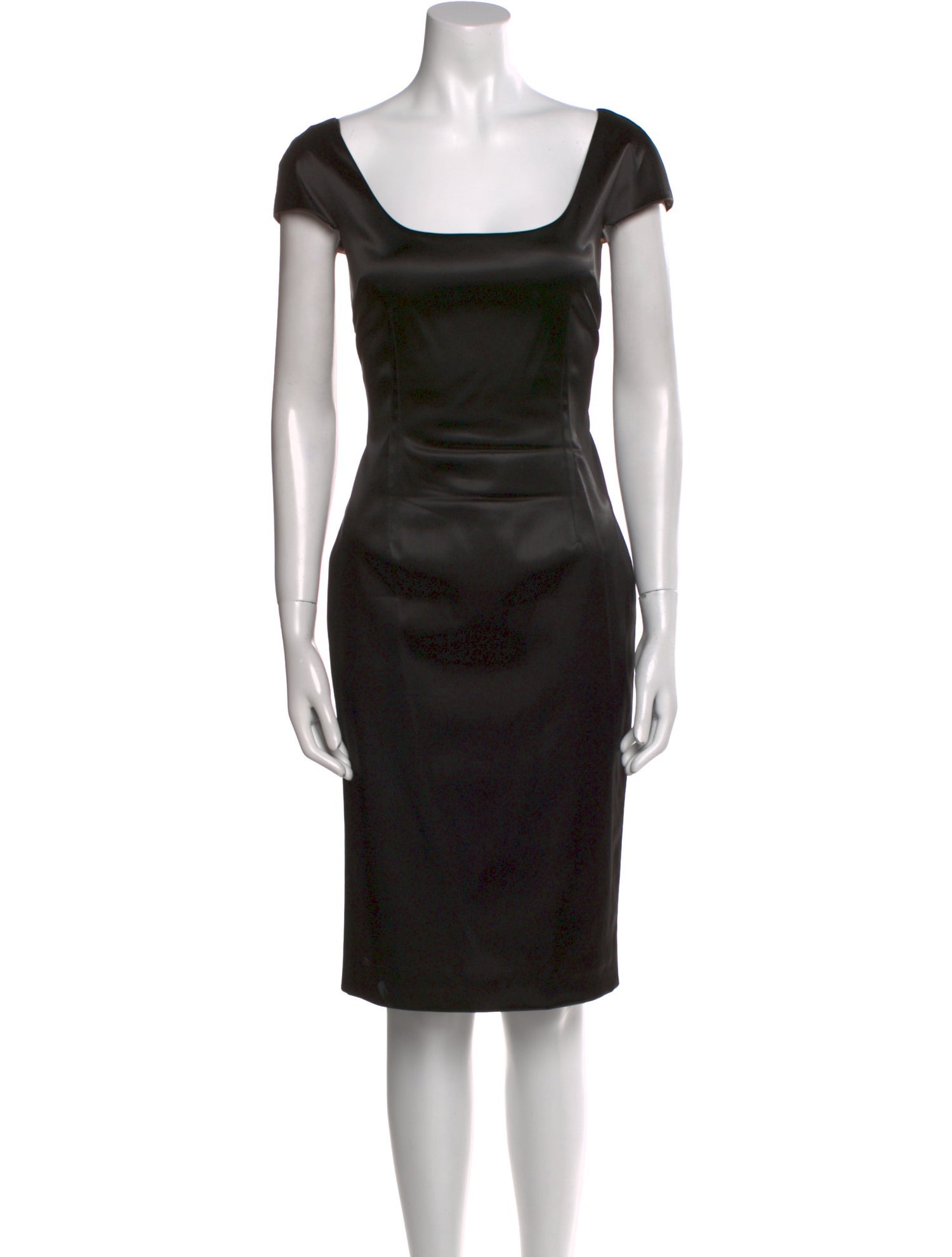 Dolce & Gabbana Satin Knee-Length Dress