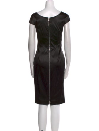Dolce & Gabbana Satin Knee-Length Dress