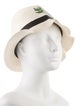 Dolce & Gabbana Neutral Straw Painted Hat