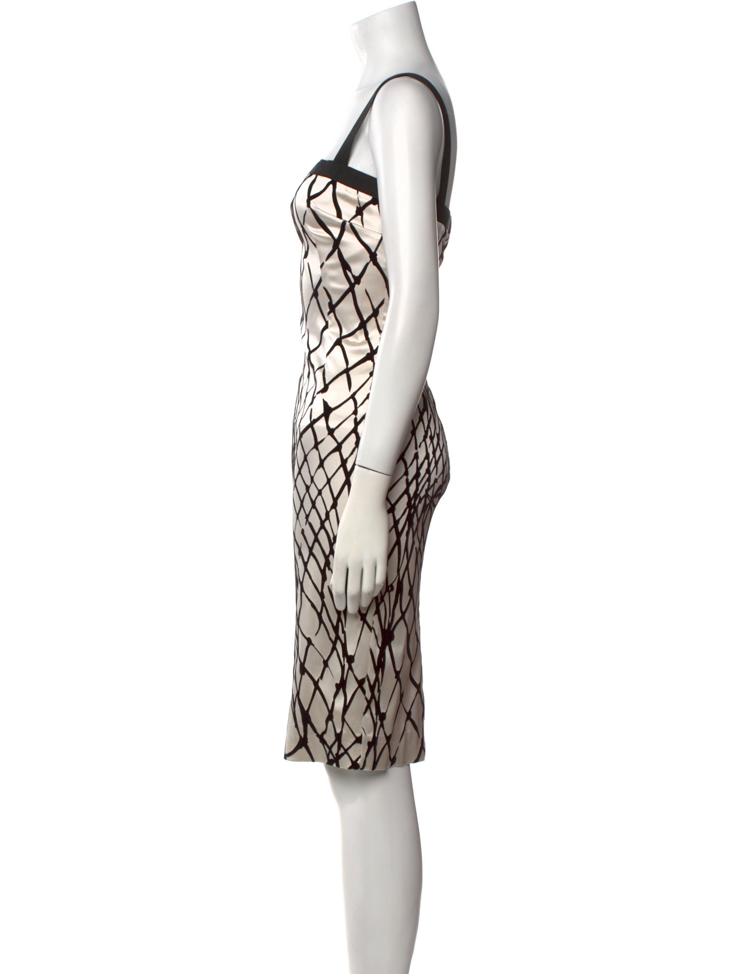 Dolce & Gabbana Satin Knee-Length Dress