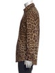 Dolce & Gabbana Animal Print Long Sleeve Shirt