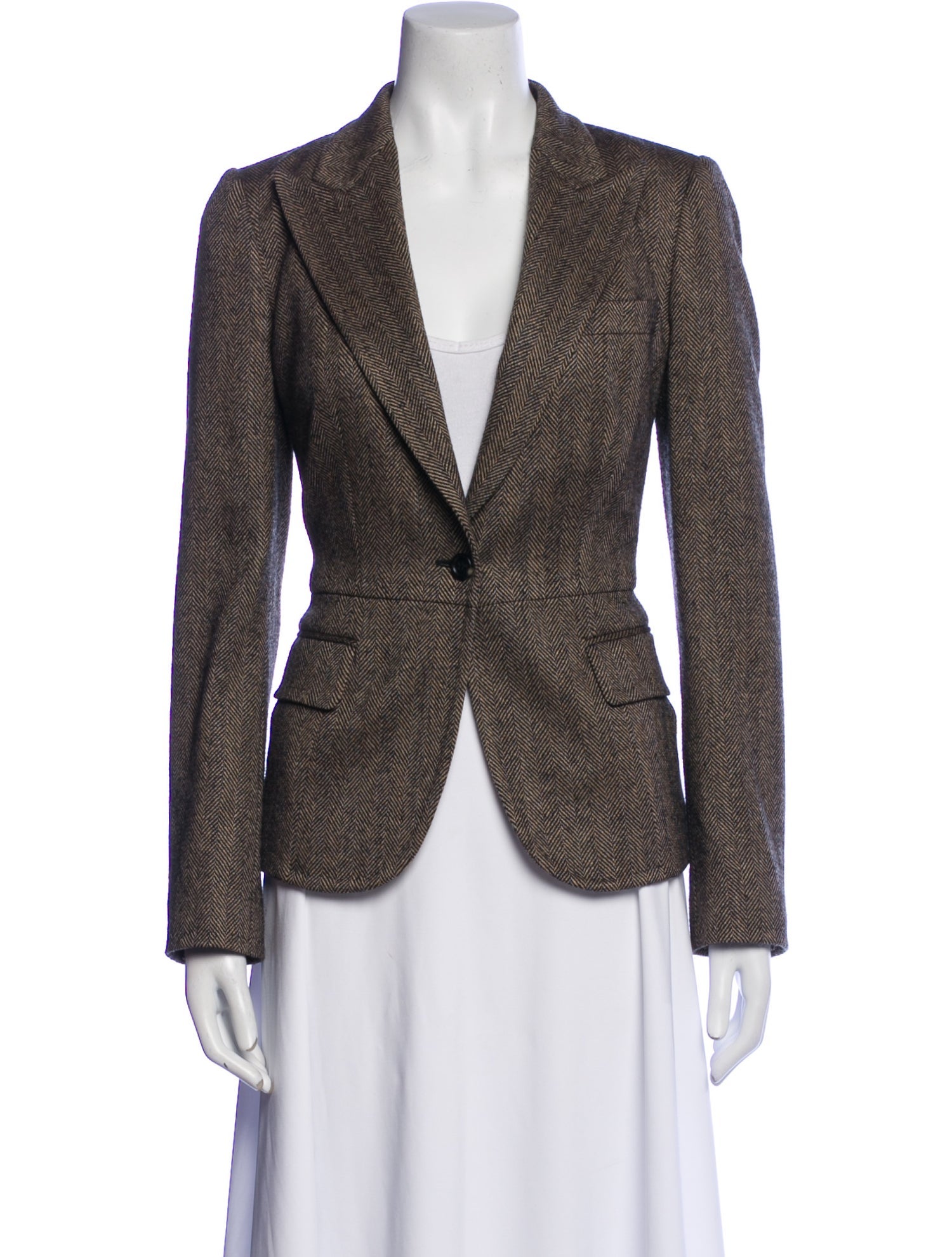 Dolce & Gabbana Virgin Wool Striped Blazer w/ Tags