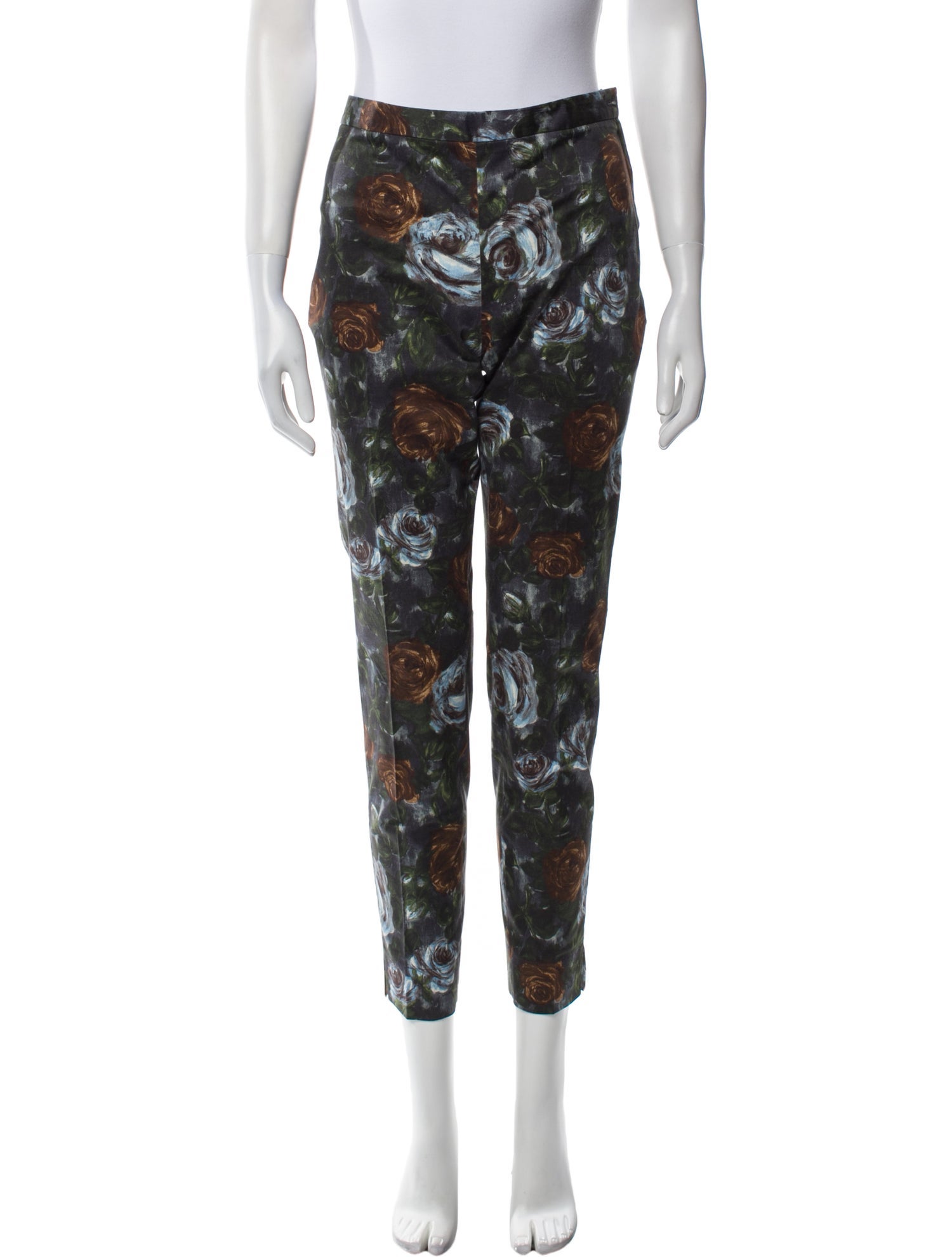 Dolce & Gabbana Printed Skinny Leg Pants