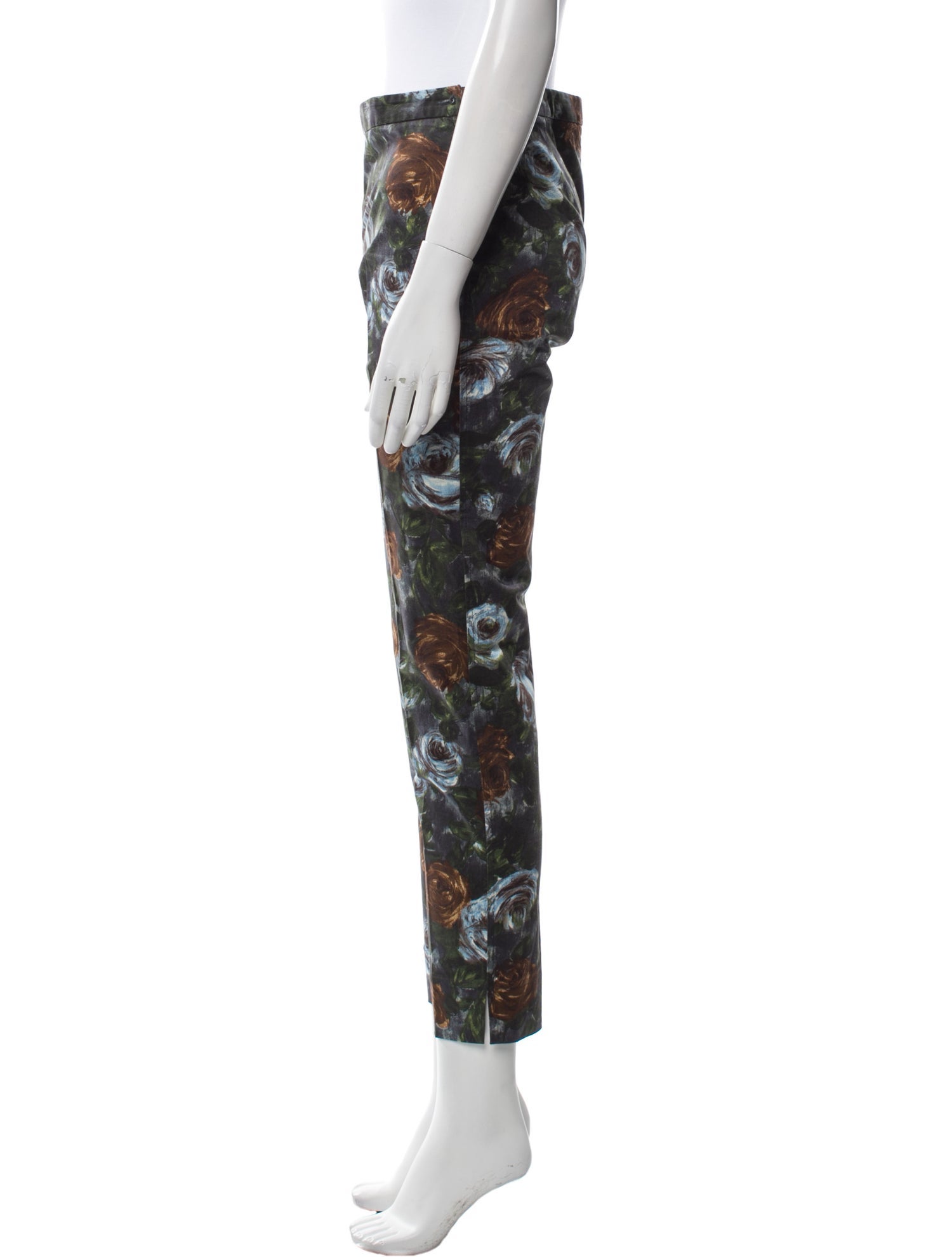 Dolce & Gabbana Printed Skinny Leg Pants