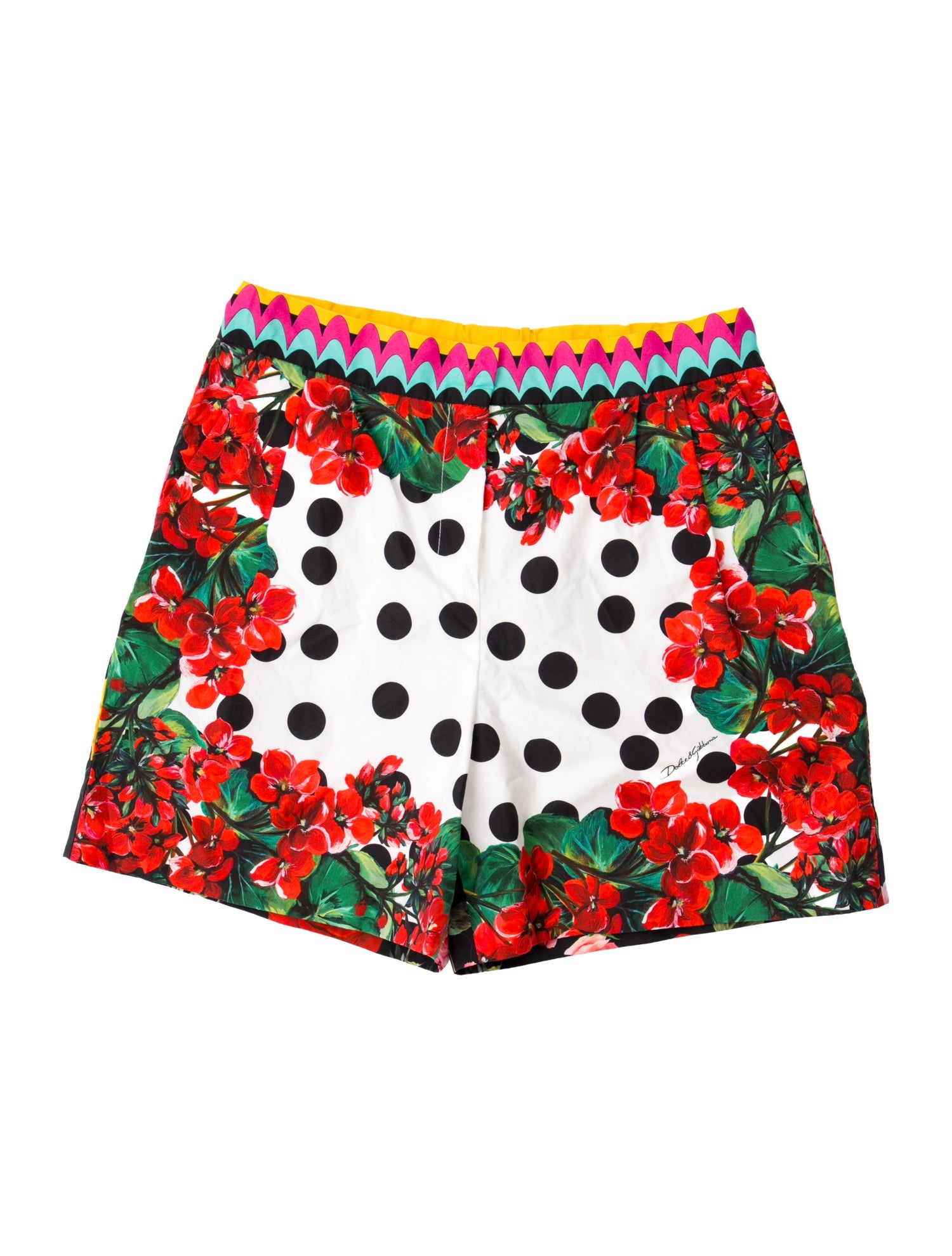 Dolce & Gabbana Printed Knee-Length Shorts